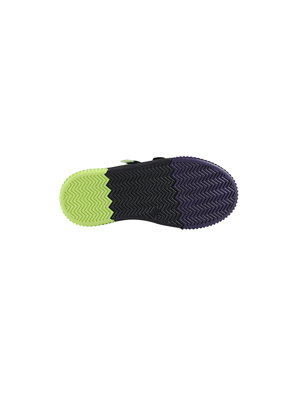 Unisex Çocuk Cırt Cırtlı Siyah Sneaker-5