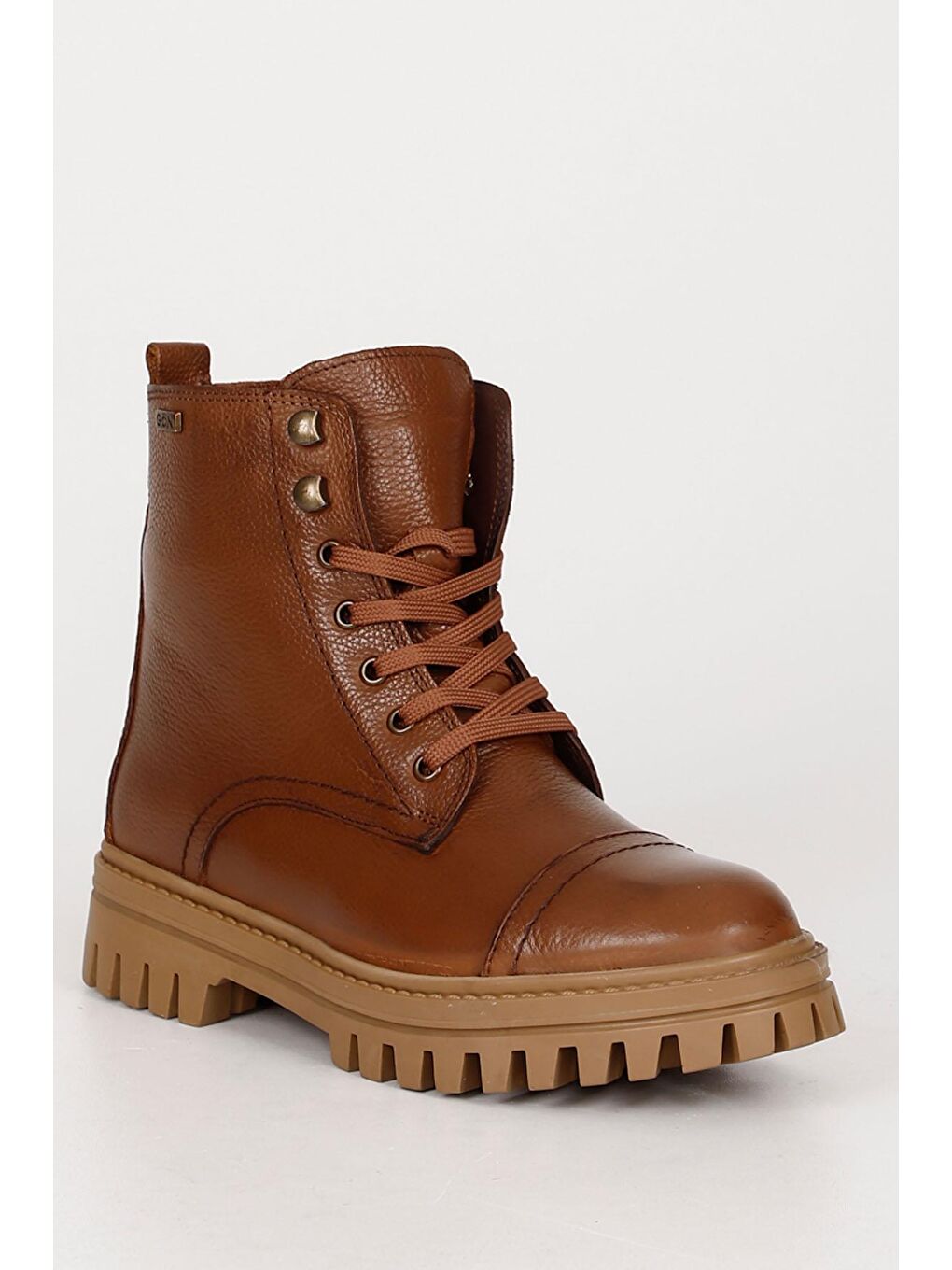 Kahverengi TABA  Hakiki Deri Kadın Günlük Bot 52414-4