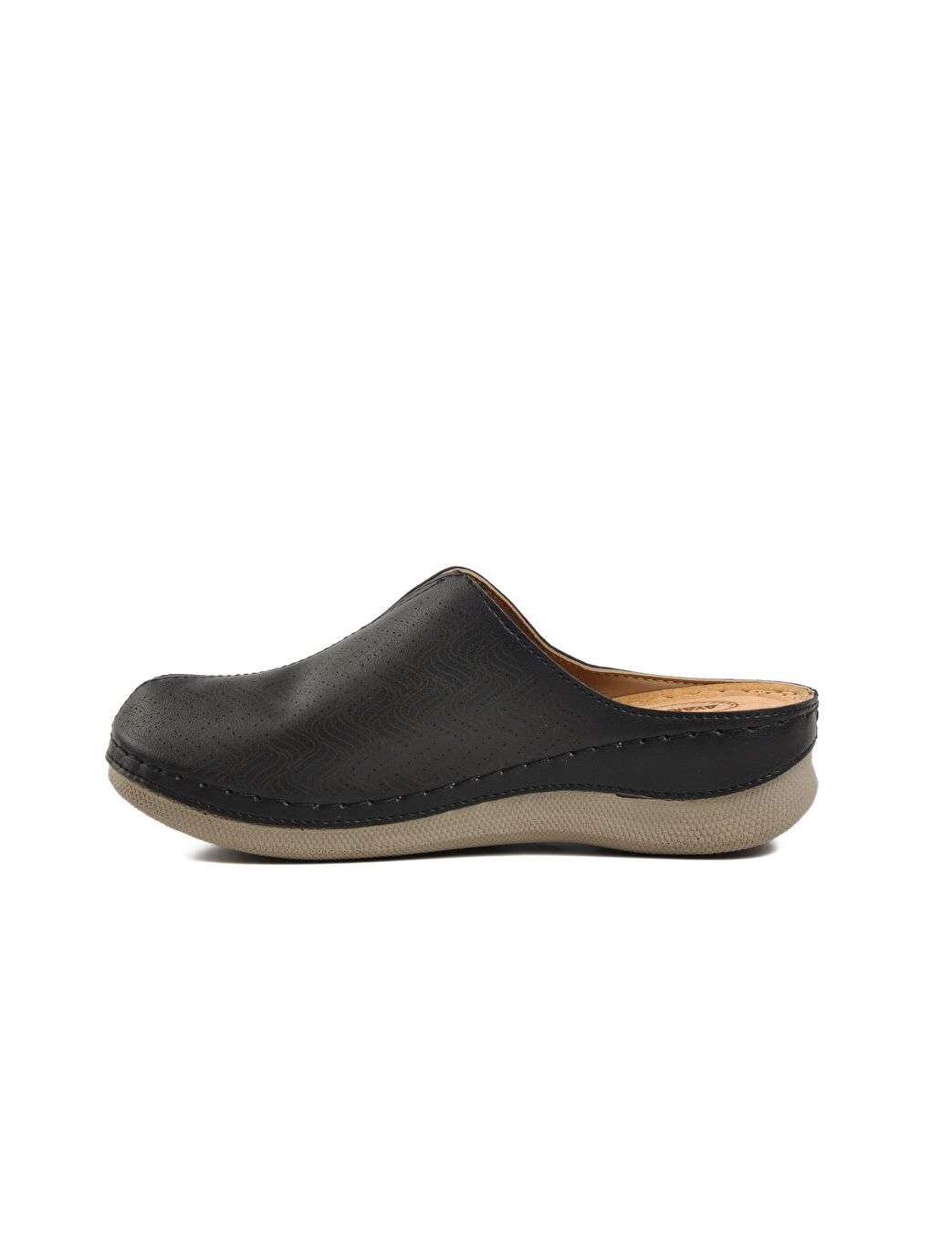 Riva Siyah Kadın Sabo Terlik-1