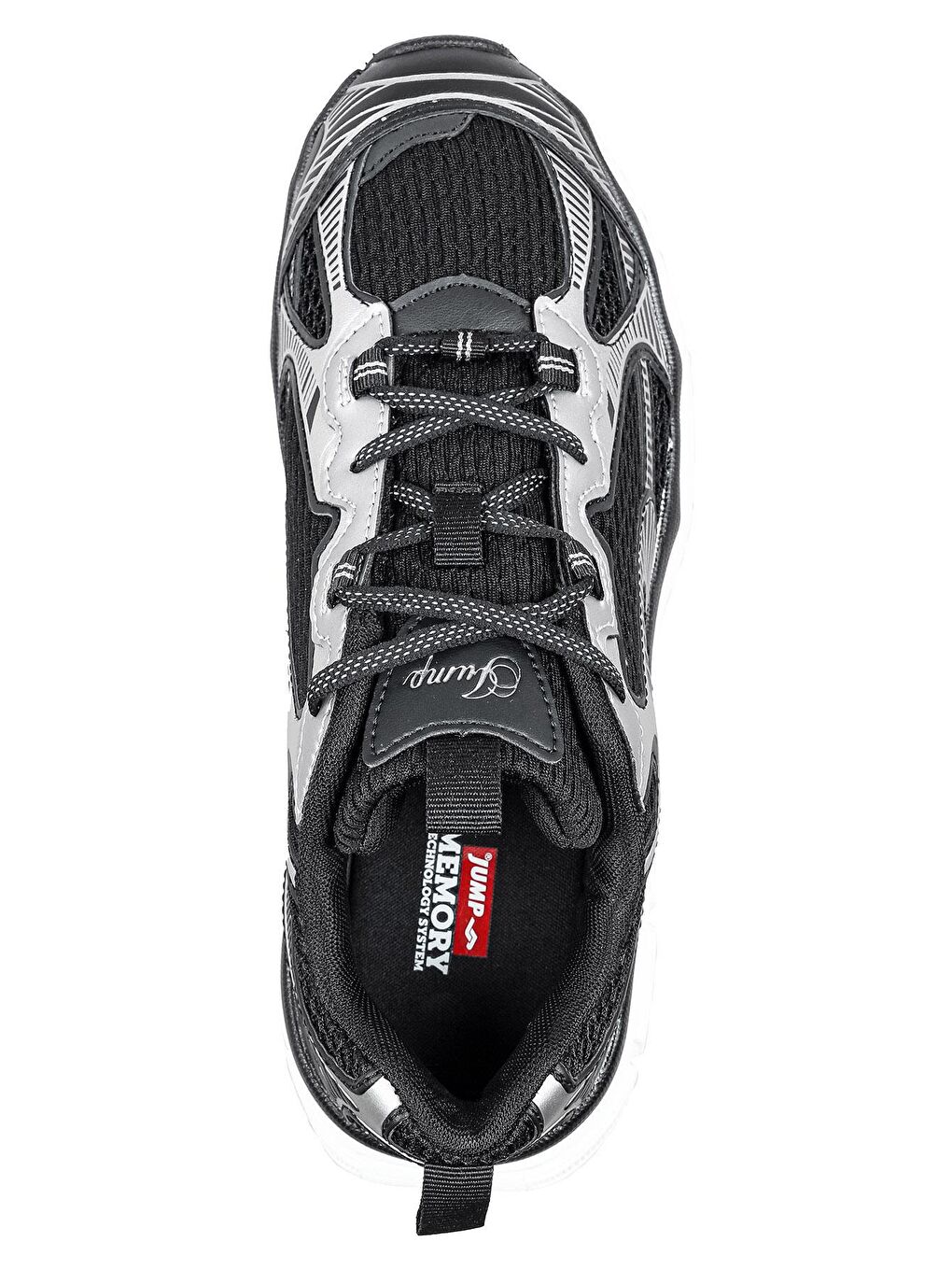 29819 Siyah - Gri Kadın Sneaker Günlük Spor Ayakkabı-7