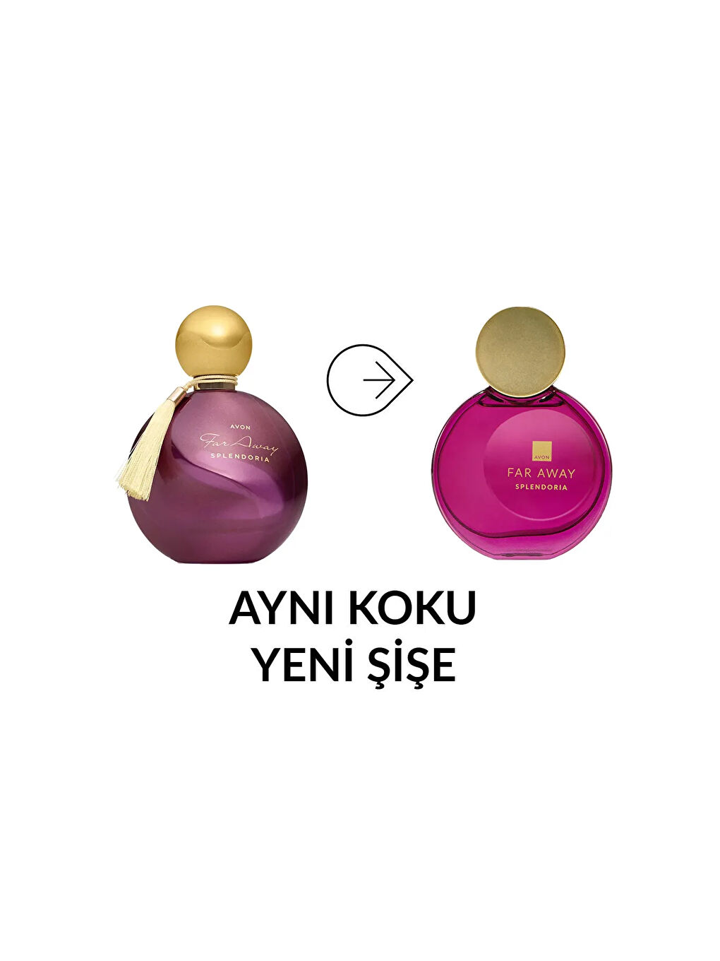 AVON Renksiz Far Away Splendoria Kadın Parfüm Edp 50 Ml. Üçlü Set - 5