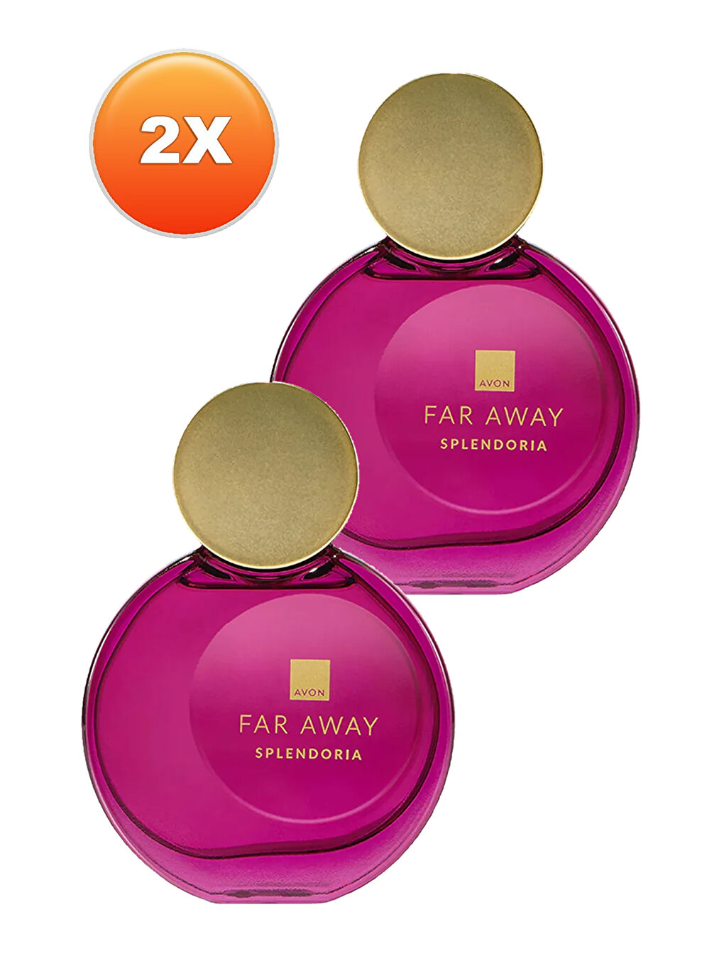 AVON Renksiz Far Away Splendoria Kadın Parfüm Edp 50 Ml. İkili Set - 1