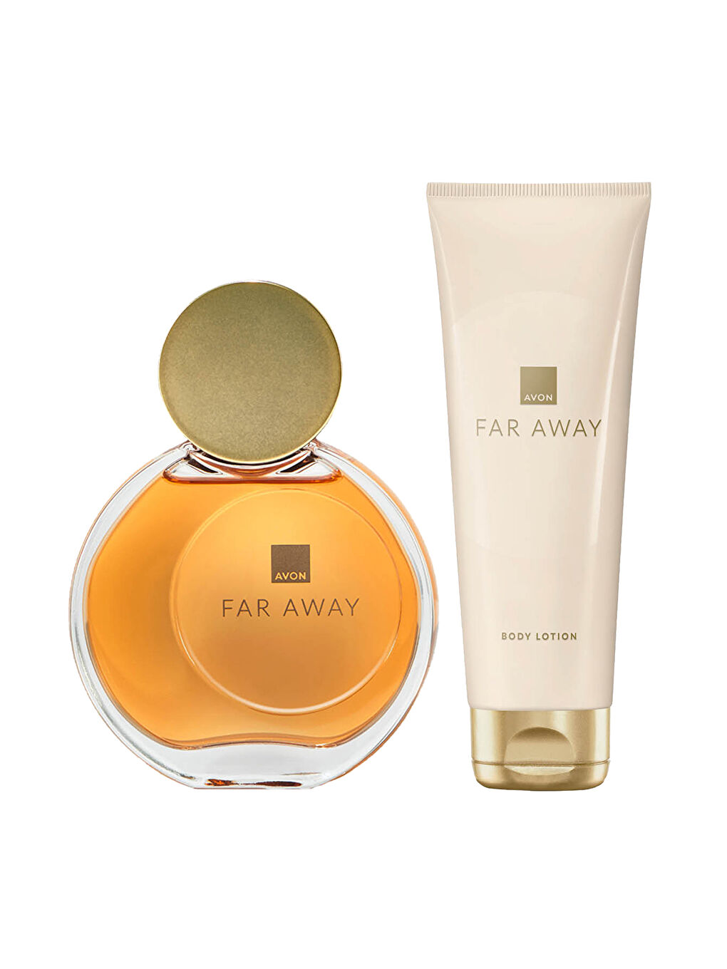 AVON Renksiz Far Away Edp 50 ml Kadın Parfüm + Far Away 125 Ml. Vücut Losyonu Paketi