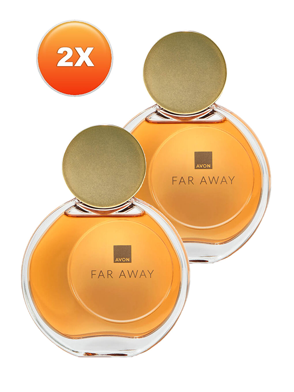 AVON Renksiz Far Away Kadın Parfüm Edp 50 Ml. İkili Set - 5