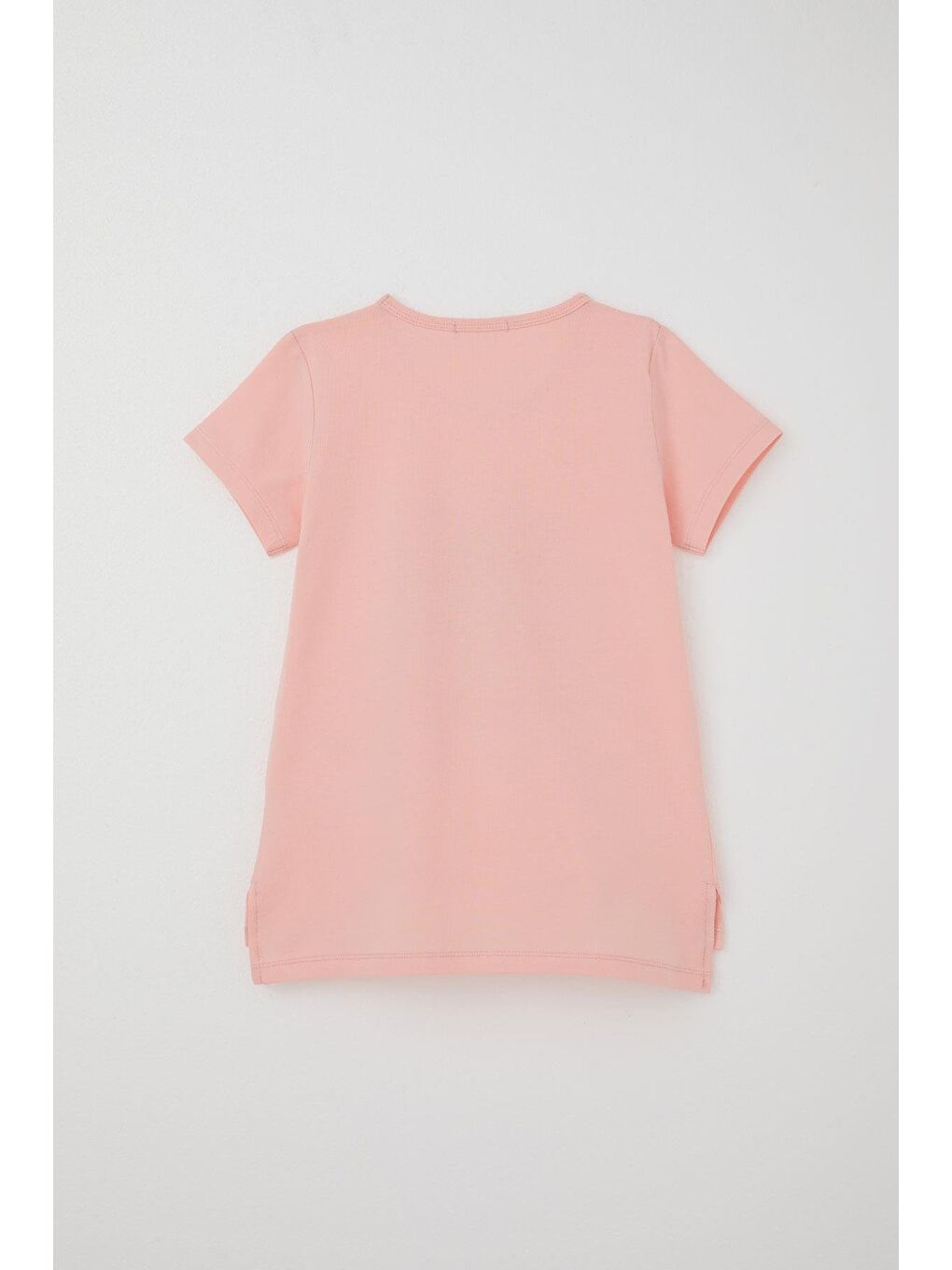 Pembe Kız Çocuk Taytlı Takım Renkli Ayakkabı Baskılı Somon (5-10 Yaş)-3