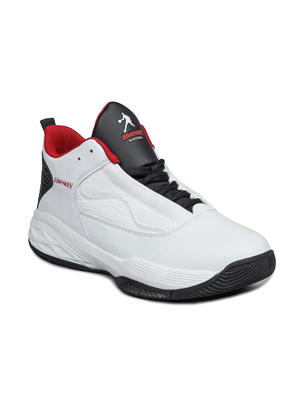 27721 Beyaz - Siyah Erkek Çocuk Basketbol Spor Ayakkabısı-1