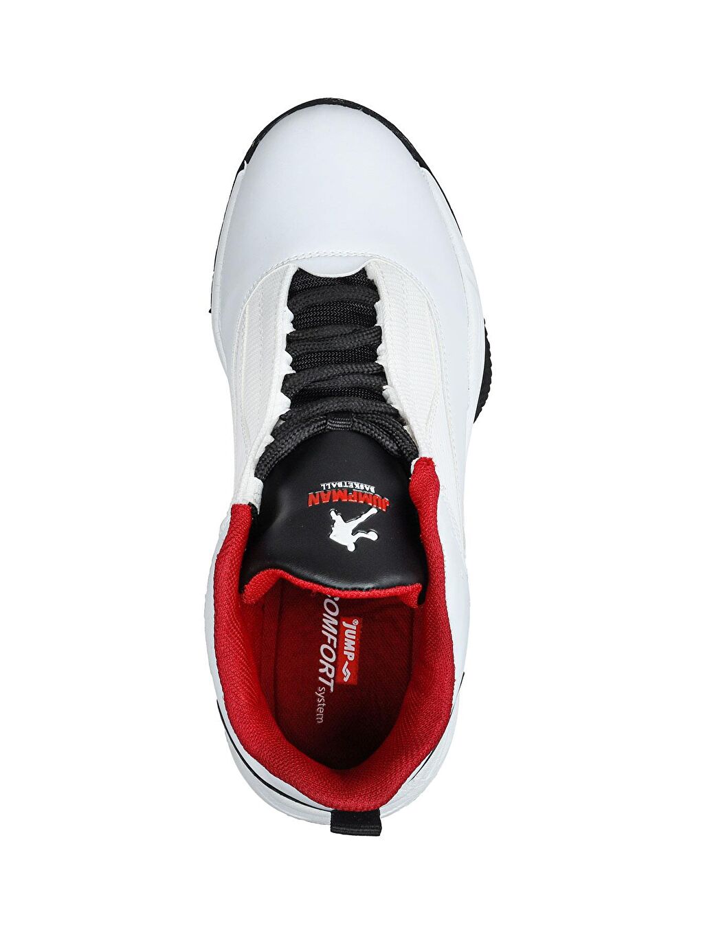 27721 Beyaz - Siyah Erkek Çocuk Basketbol Spor Ayakkabısı-2