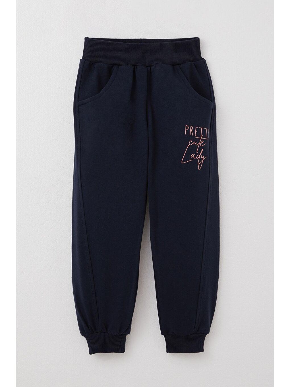 Pembe Kız Çocuk Eşofman Takım Havalı Kız Baskılı Gülkurusu (2-3 Yaş)-6