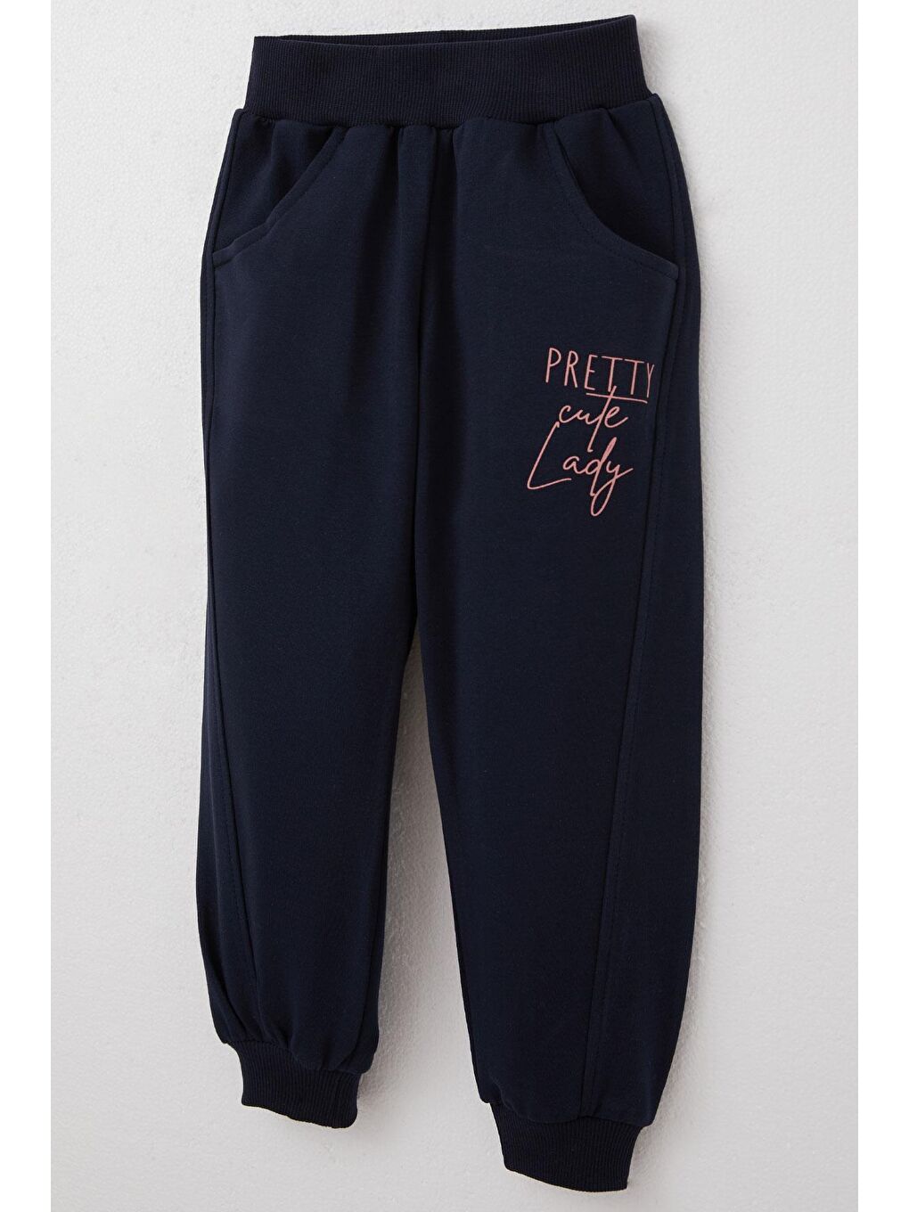 Pembe Kız Çocuk Eşofman Takım Havalı Kız Baskılı Gülkurusu (2-3 Yaş)-10