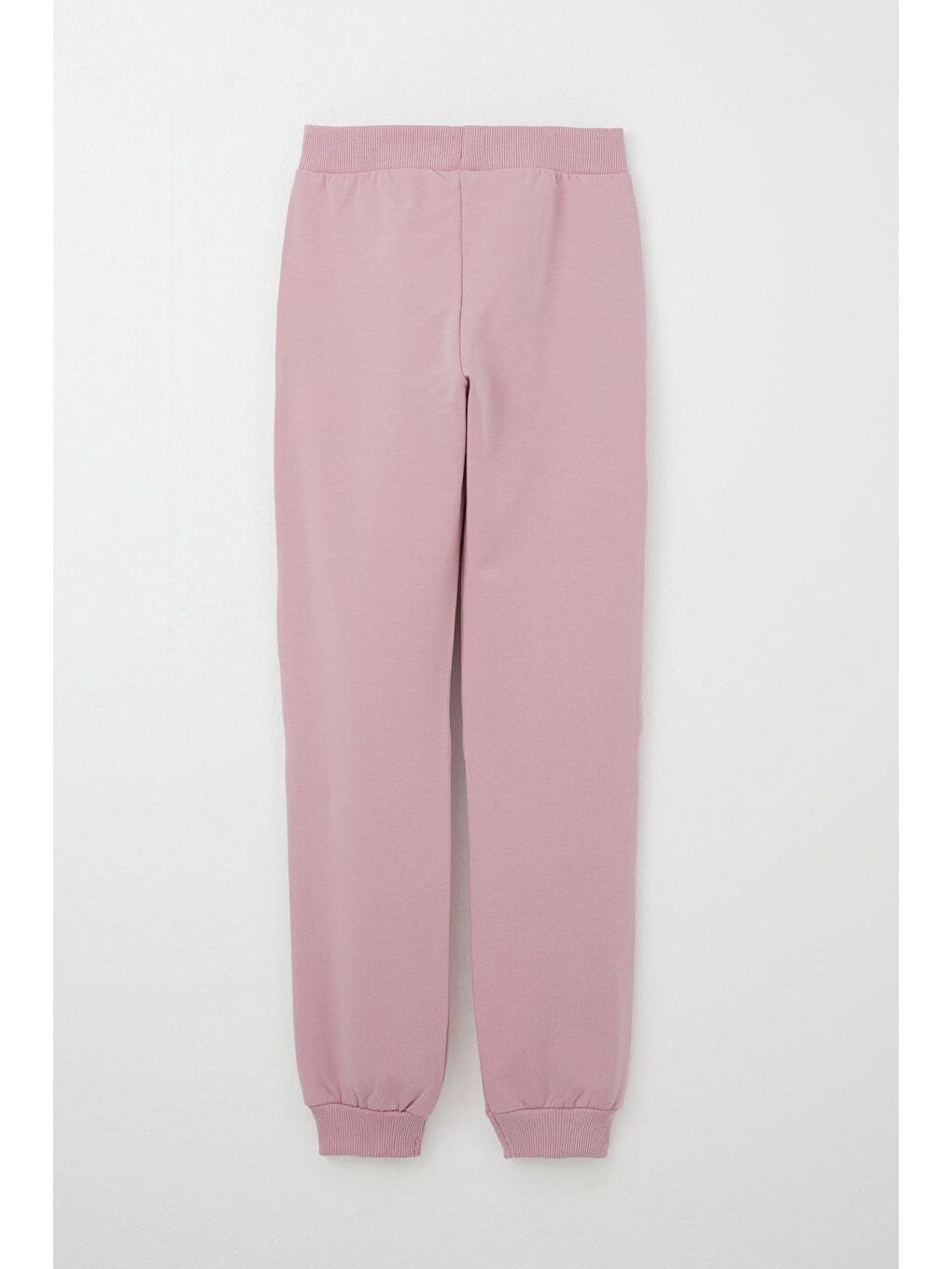 Pembe Kız Çocuk Eşofman Takım Mutluluk Temalı Puantiye Desenli Gülkurusu (4-8 Yaş)-10