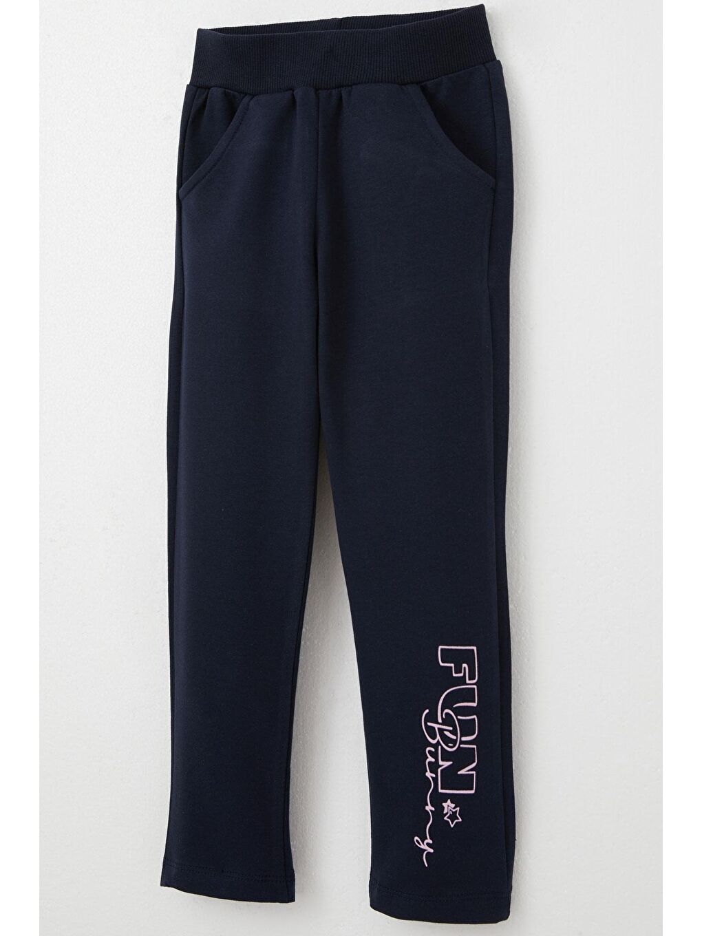 Kız Çocuk Eşofman Takım Sevimli Tavşancık Baskılı Pembe (3-8 Yaş)-11