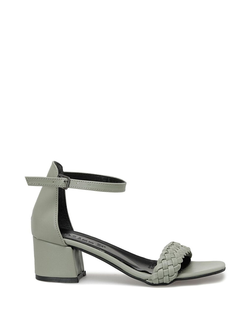 DS22046 2FX Yeşil Kadın Topuklu Sandalet