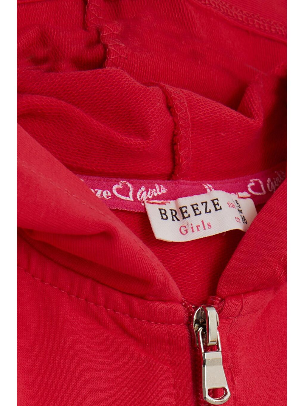 Kırmızı Kız Bebek Eşofman Takımı Kelebekli Pullu Narçiçeği (1.5 Yaş)-4