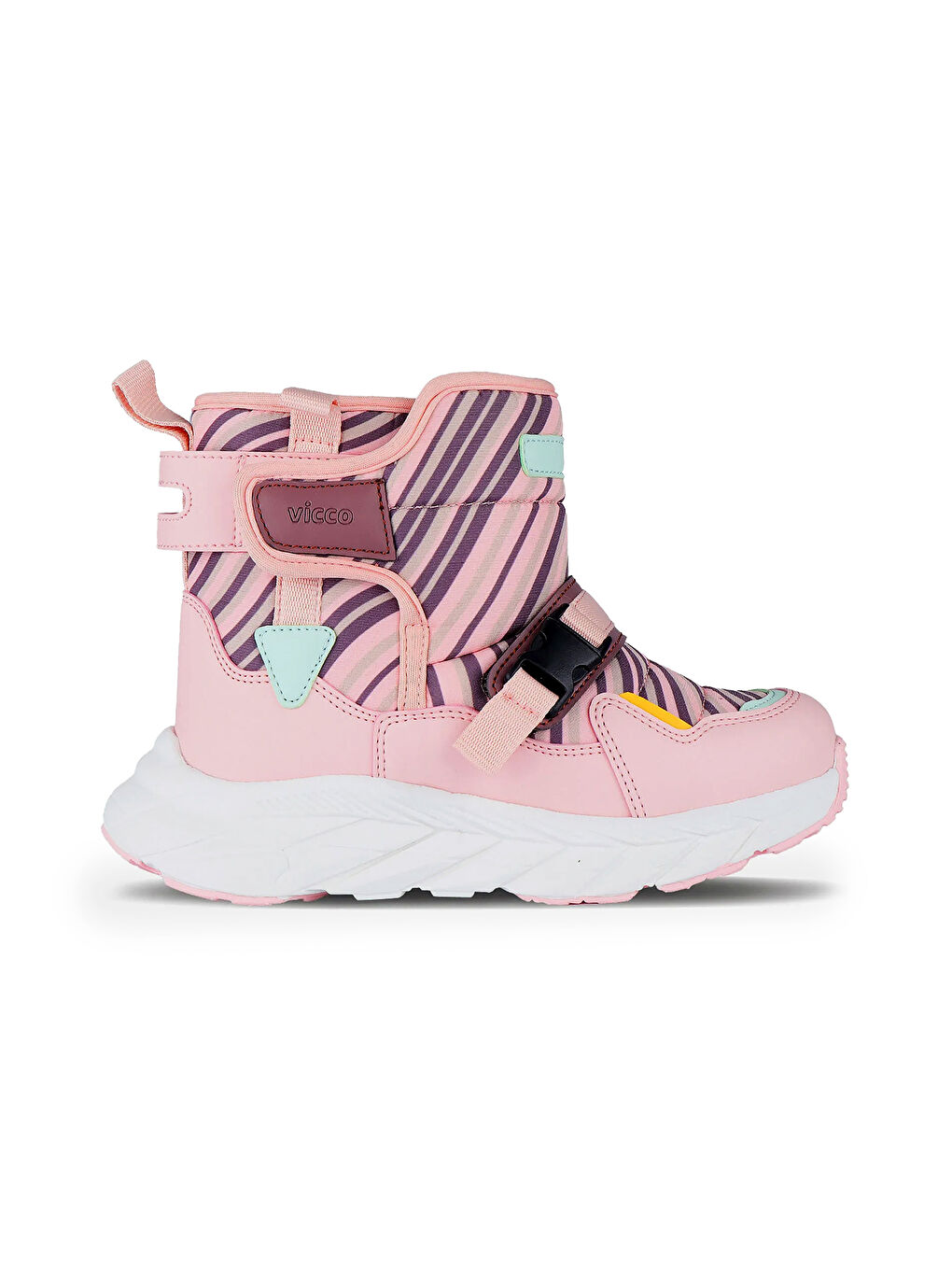 Pembe Karoo Cırtlı Kız Çocuk Kar Botu 943.24K.468