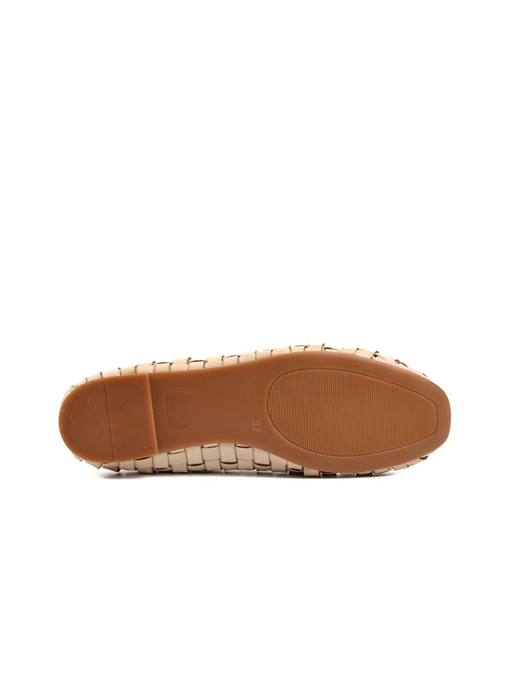 1987 Kadın Bej Babet Ayakkabı-4