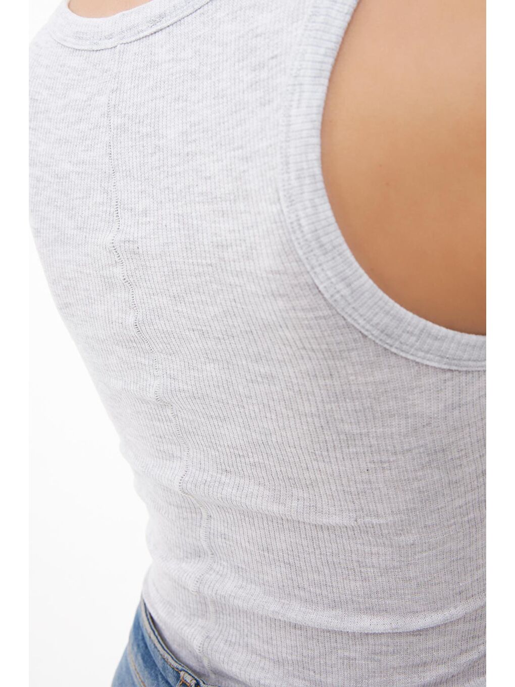 Karışık Pamuklu Kalın Askılı Fitilli Kadın Atlet 3'Lü Paket-2