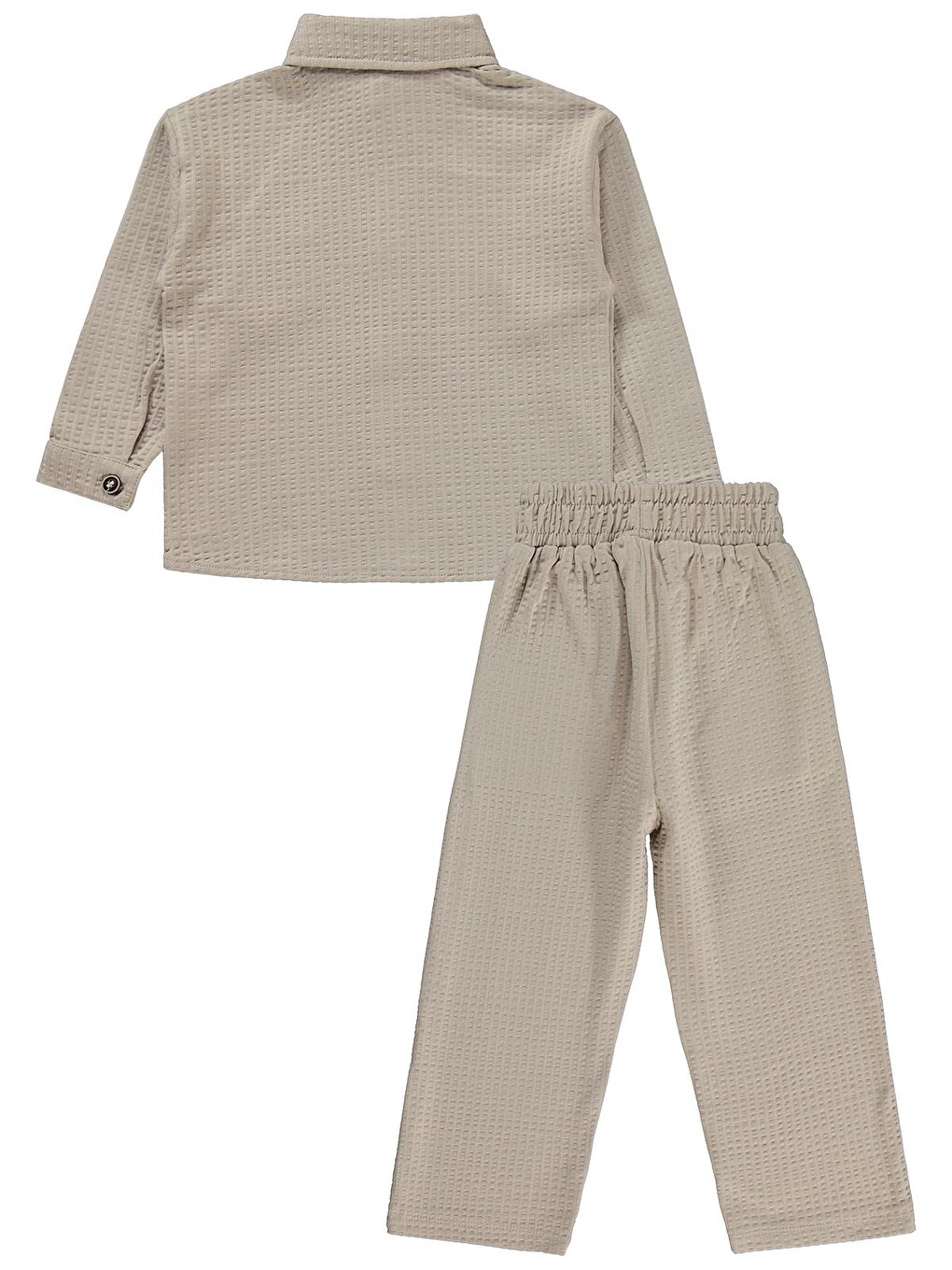 Boys Gömlekli 3 Lü Takım 2-5 Yaş Takım - Bej-2