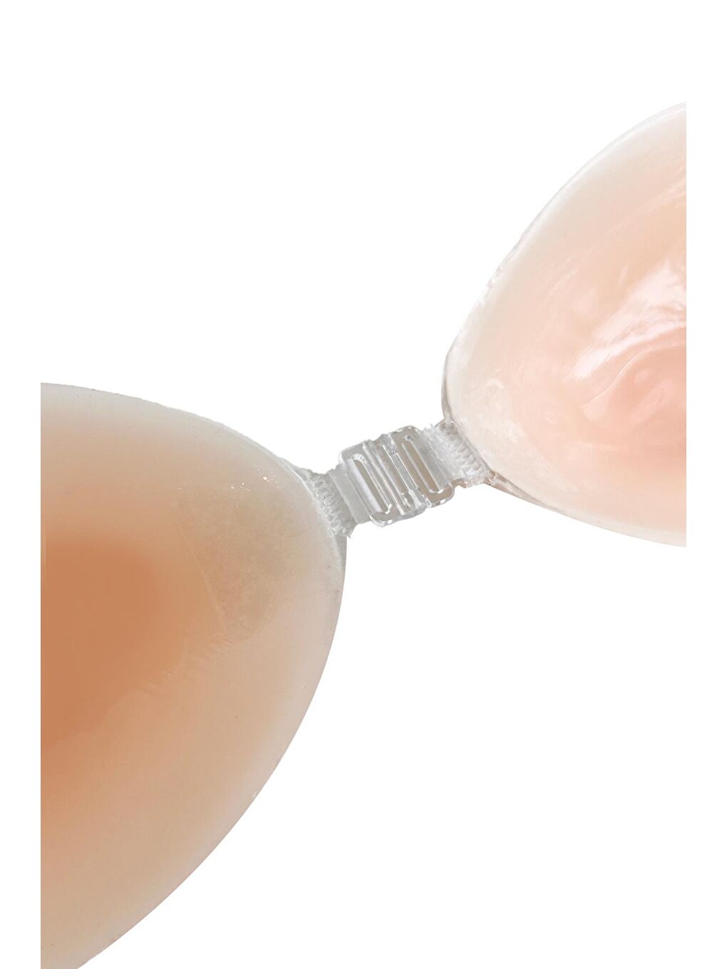 Bej Silikon Göğüs Ucu Kapatıcı Straplez Yapışkanlı Görünmez Sütyen-6