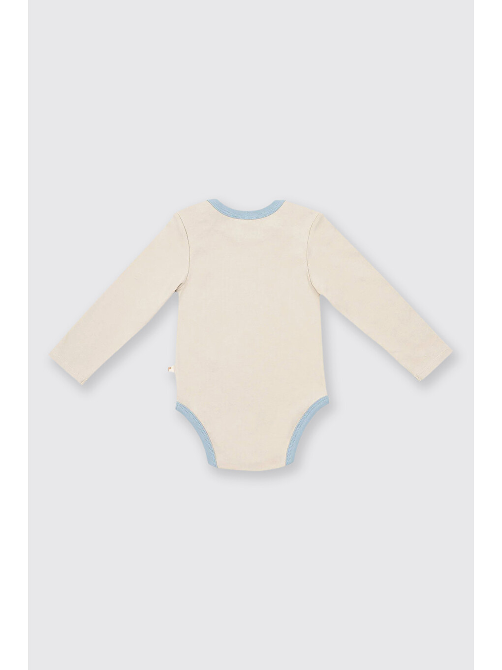 Yenidoğan Balon Baskılı Ekru 2'li Body Set-5