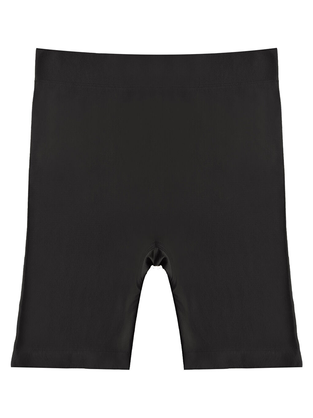 Premium - Kadın Siyah Ultra-Rahat Seamless Yüksek Bel Uzun Paça Boxer