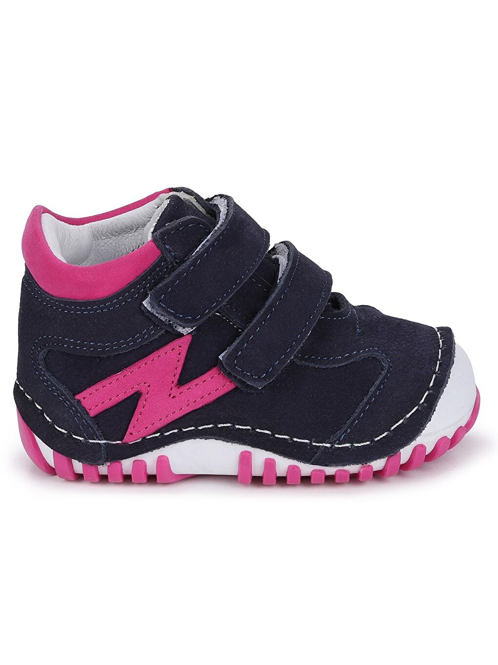 Lacivert %100 Deri Cırtlı Kız/Erkek Çocuk Ayakkabı Teo 210-3