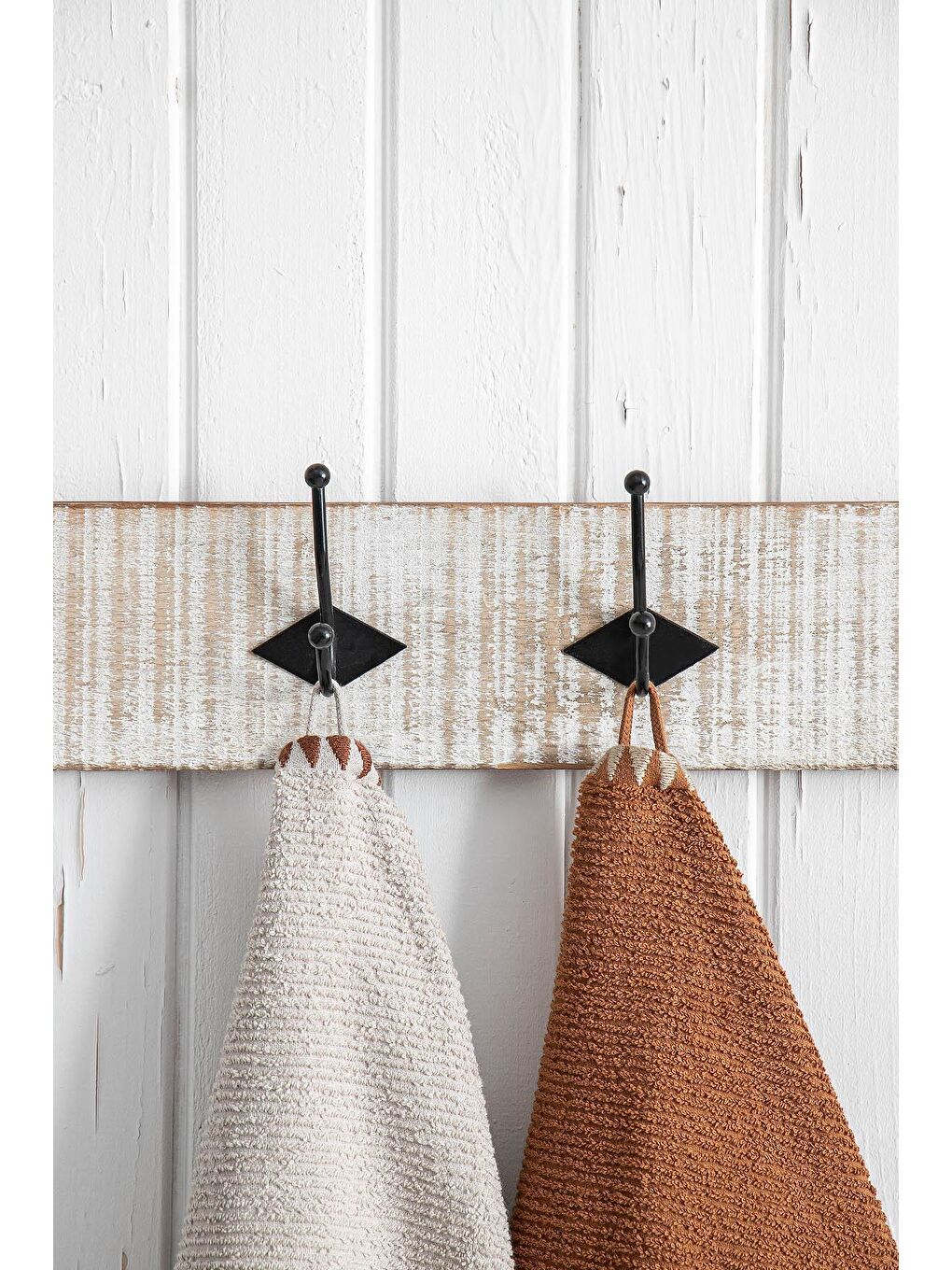 Vera 2'li Mutfak Havlusu %100 Pamuk Bukle-Bukle Bej-Terra 50X70 Cm-5