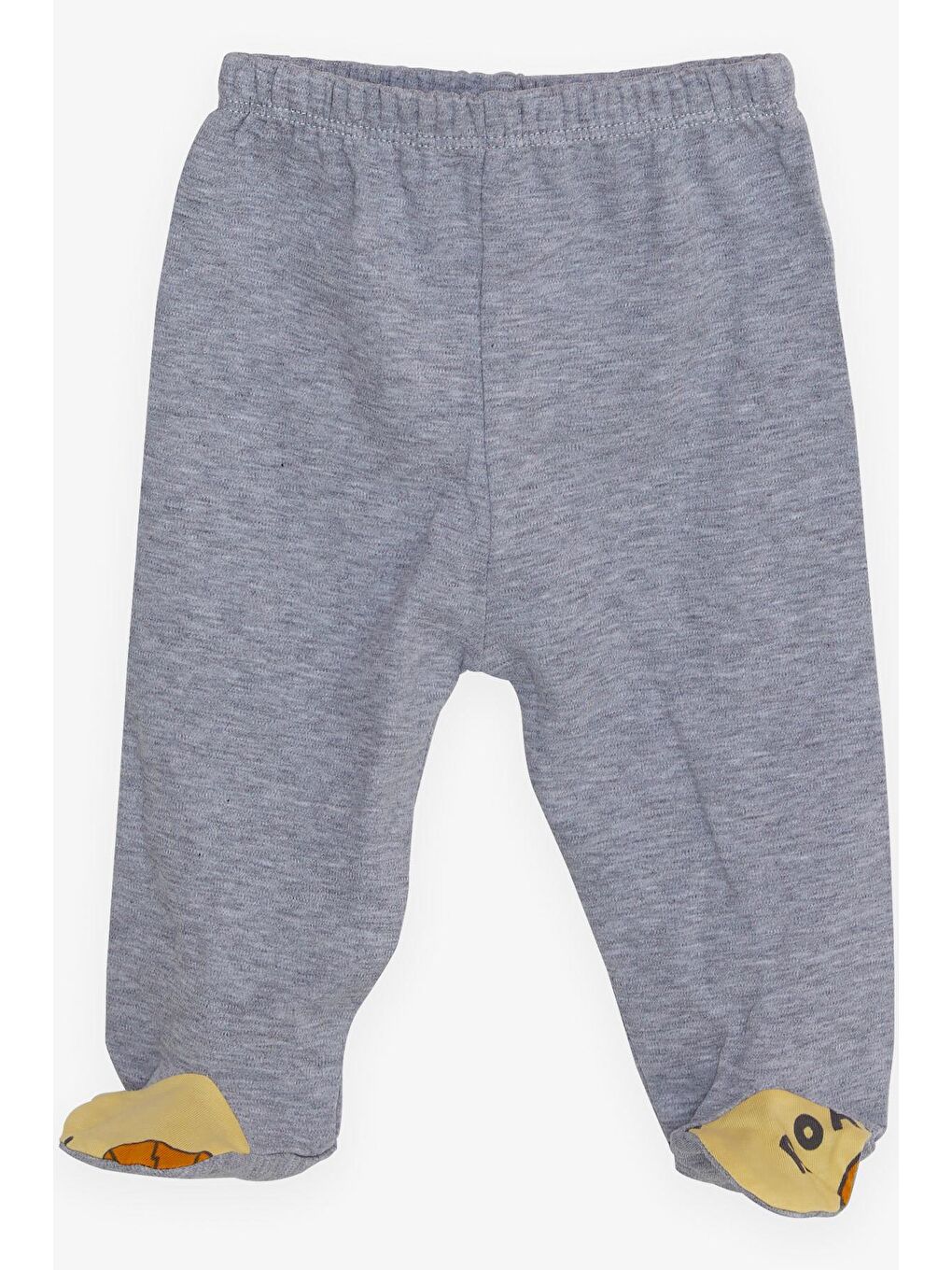 Erkek Bebek Hastane Çıkışı 5 li Aslancık Desenli Sarı (0-3 Ay)-3