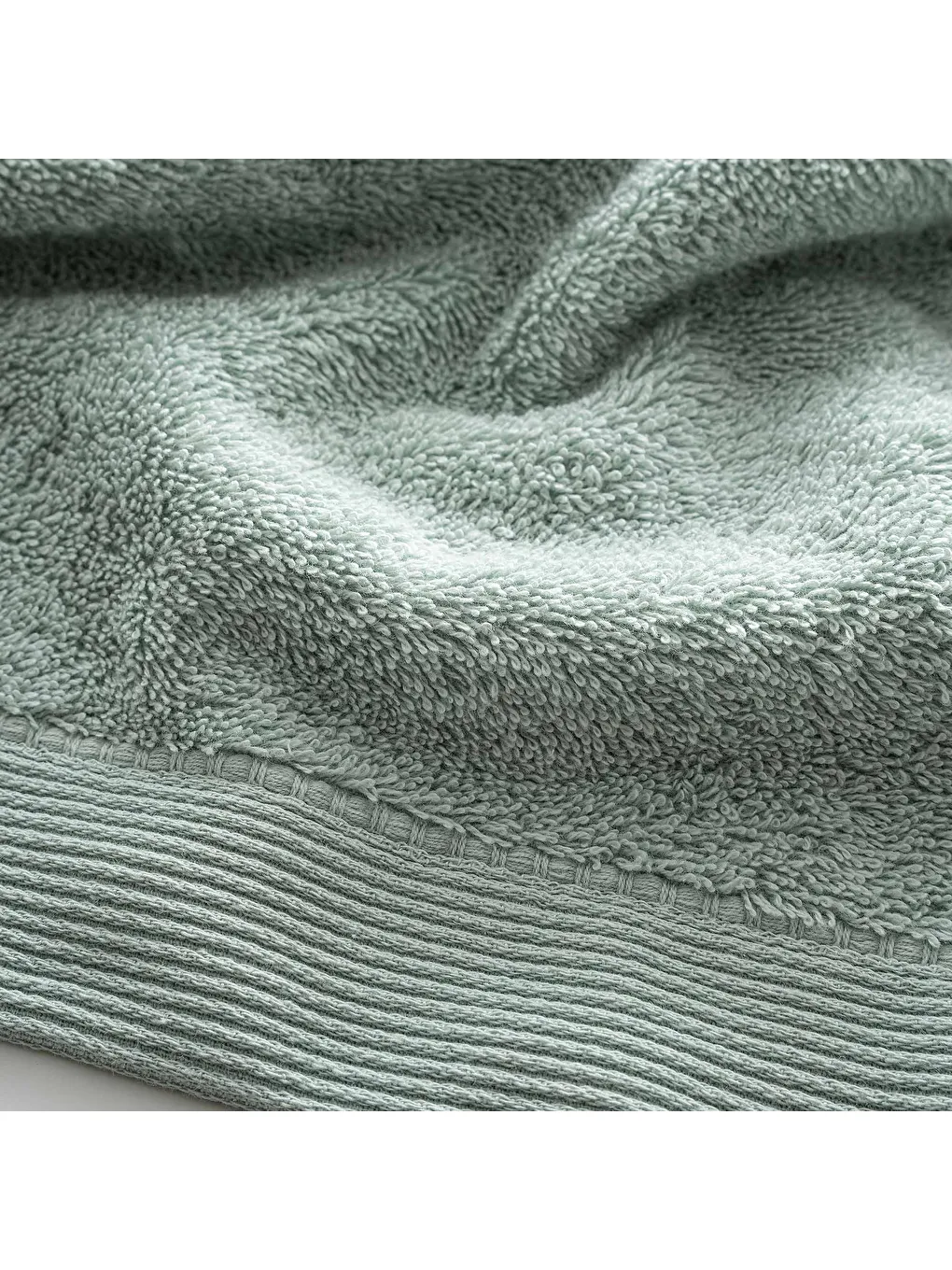 Turkuaz Elena Banyo Havlusu %100 Pamuk Mint 80x150 Cm-1