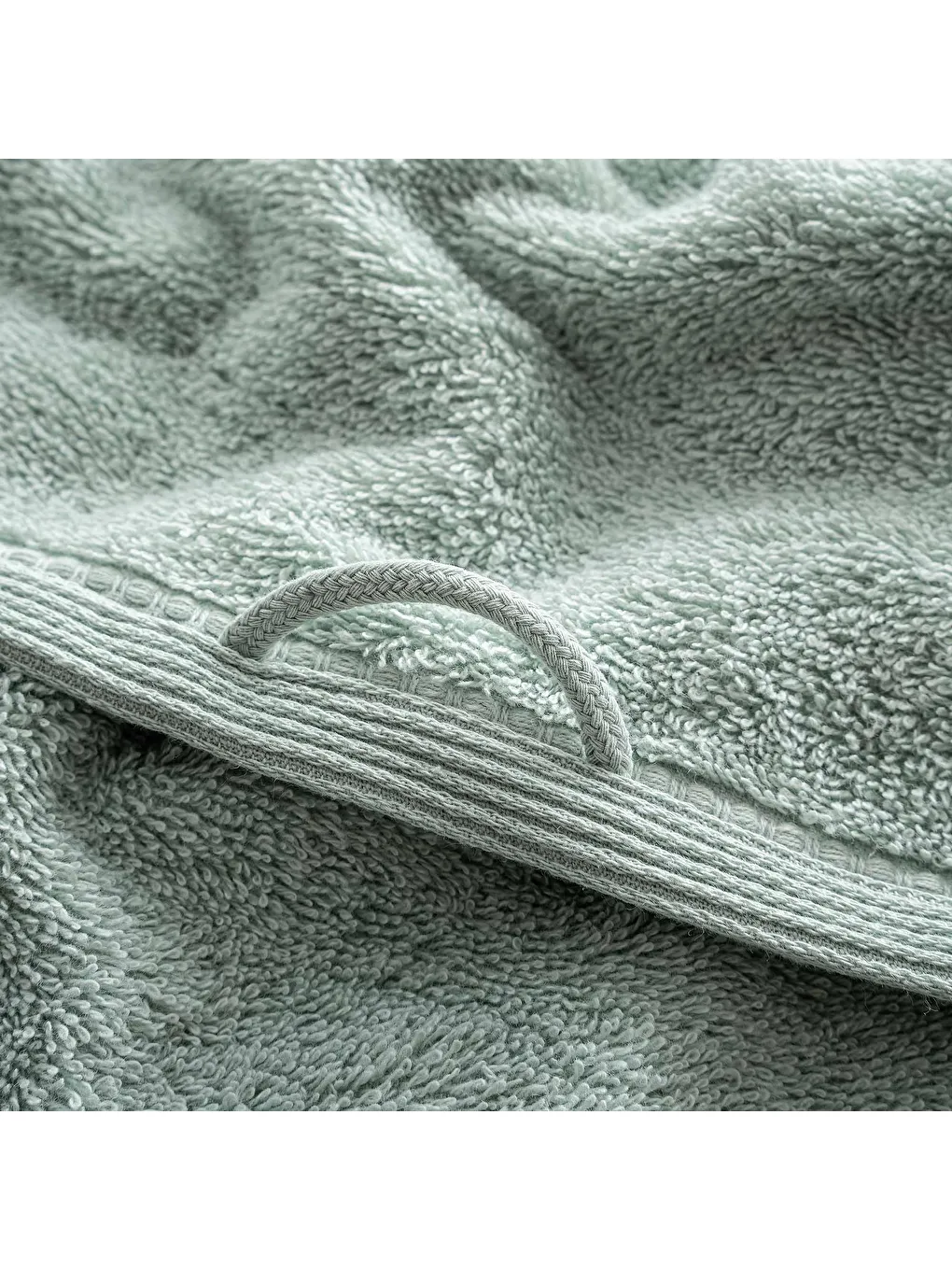 Turkuaz Elena Banyo Havlusu %100 Pamuk Mint 80x150 Cm-2