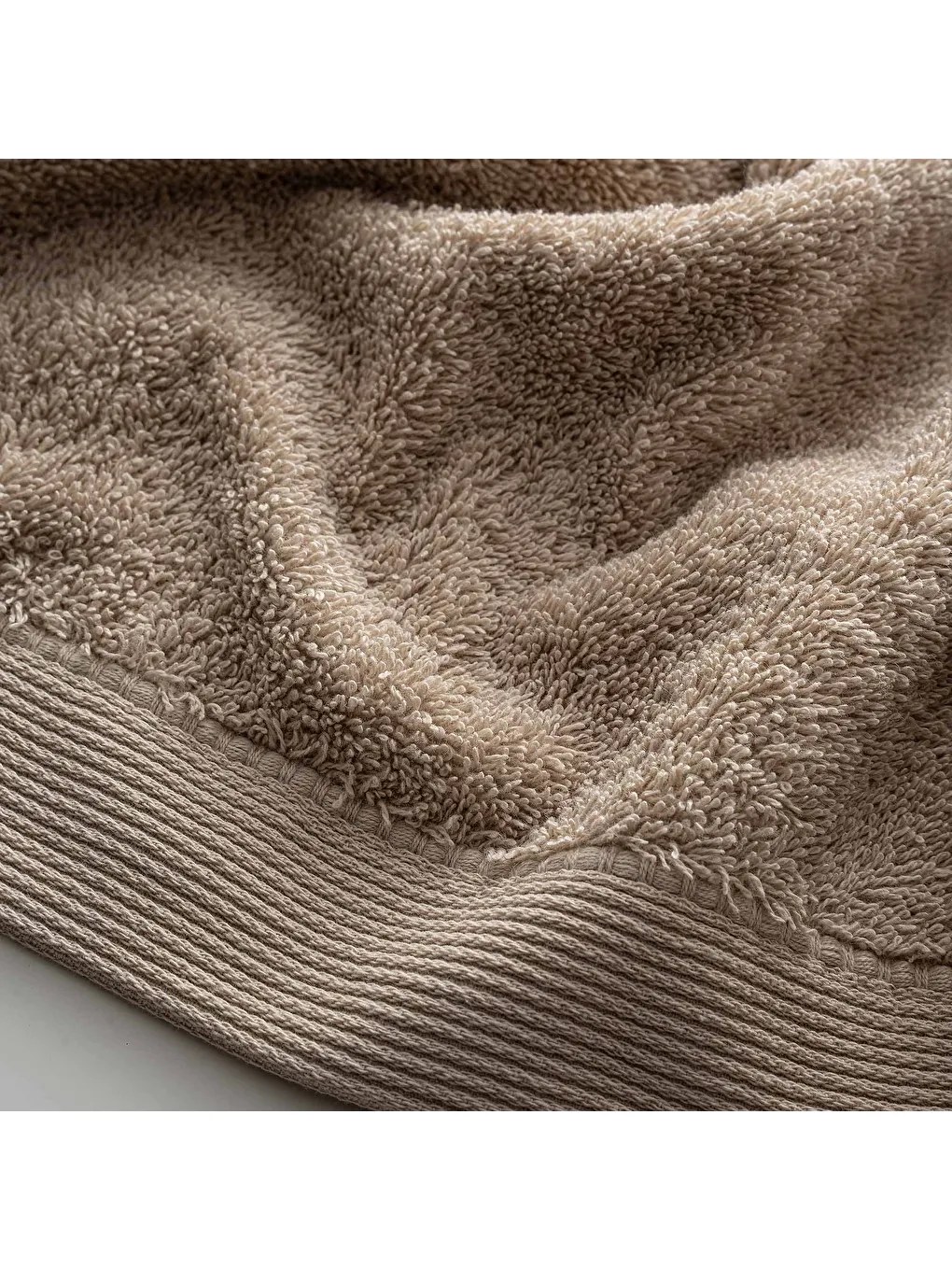 Elena Banyo Havlusu %100 Pamuk Bej 80x150 Cm-1