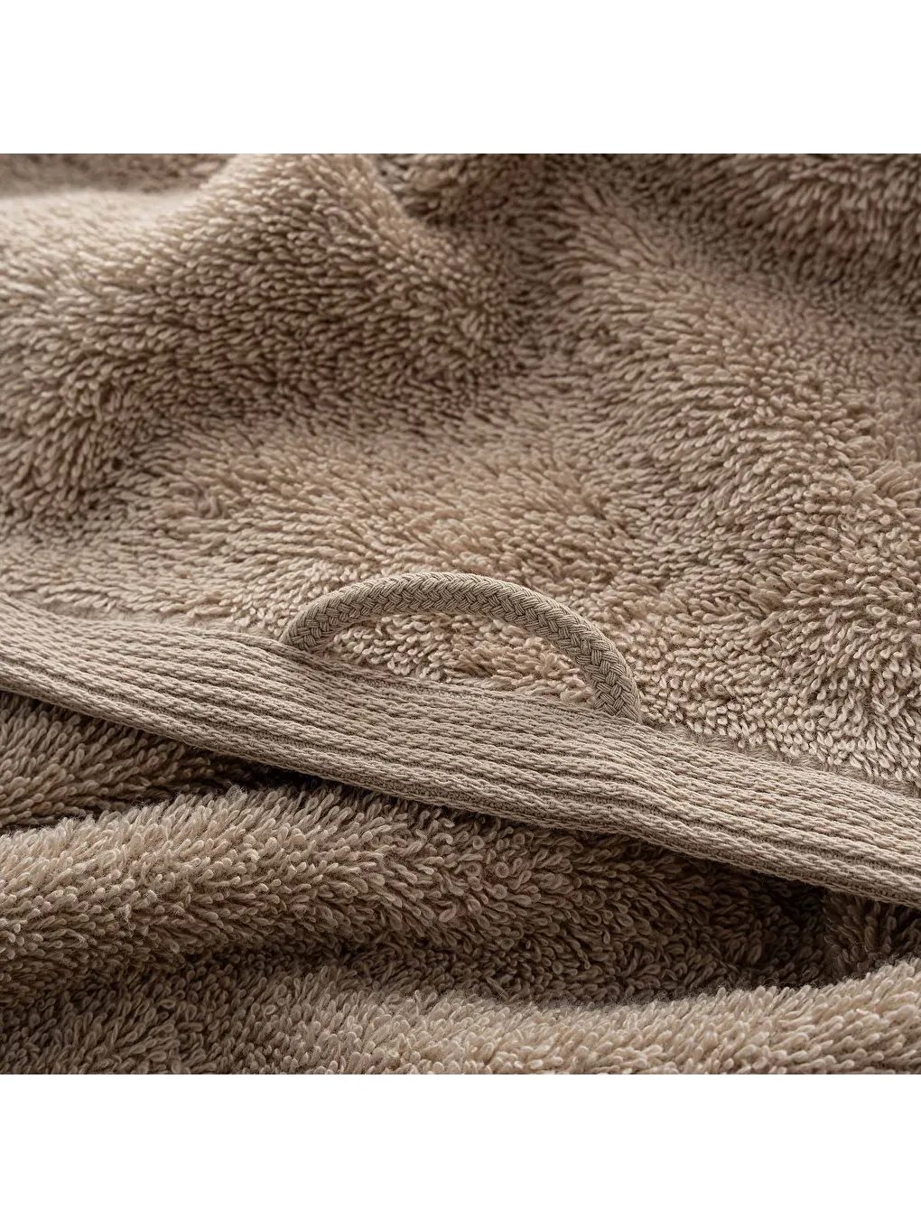 Elena Banyo Havlusu %100 Pamuk Bej 80x150 Cm-2