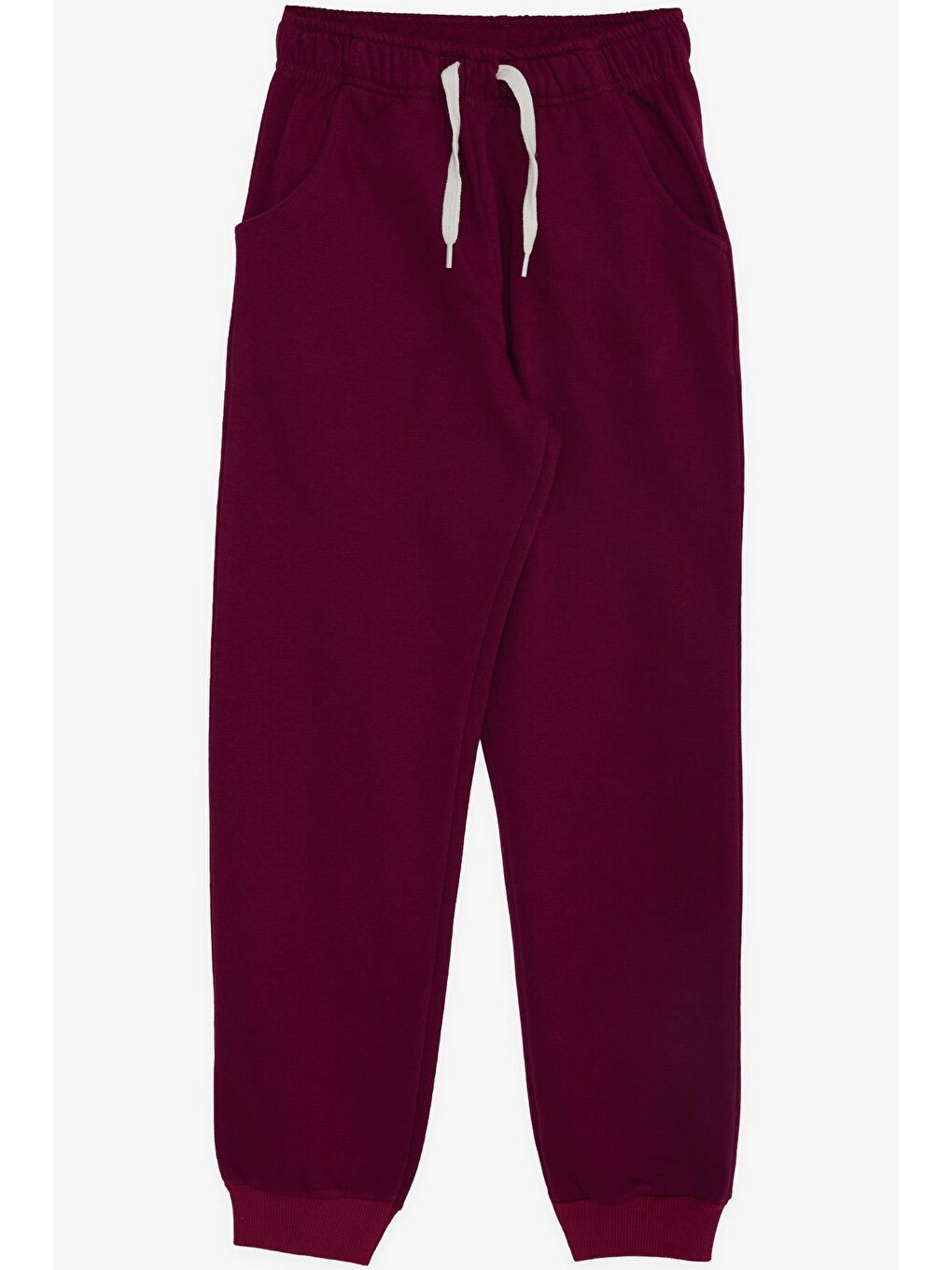 Bordo Erkek Çocuk Alt Bağcık Aksesuarlı Cepli Vişne Çürüğü (10-14 Yaş)