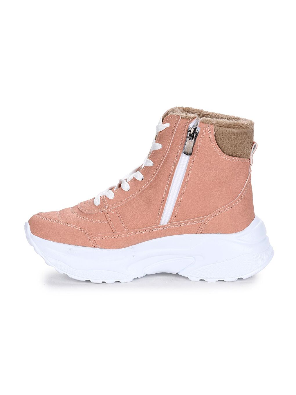 Pembe Acr 123 İçi Termal Kürklü Kadın Bot Ayakkabı-4