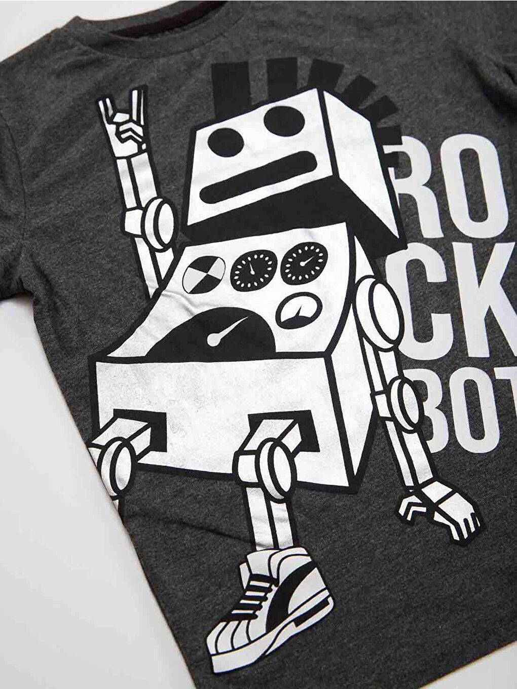 MSHB&G Karışık Rock Robot Erkek Çocuk T-shirt Pantolon Takım - 4