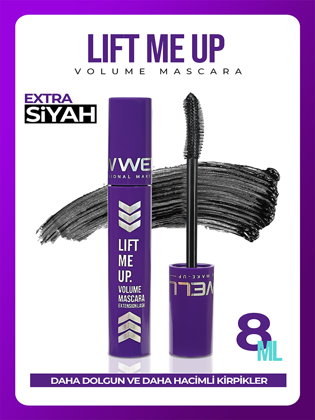 New Well Siyah Lift Me Up Volume Mascara