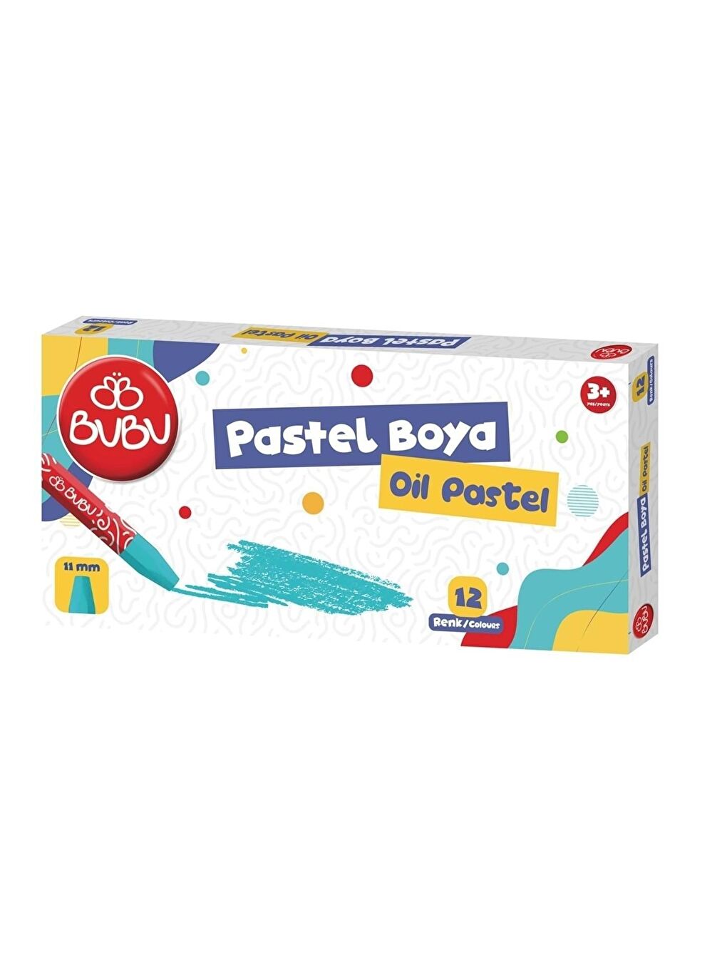 Bubu Karışık Asorti 4 lü Boya Seti (Kuru-Keçeli-Pastel-Sulu Boya) - 3