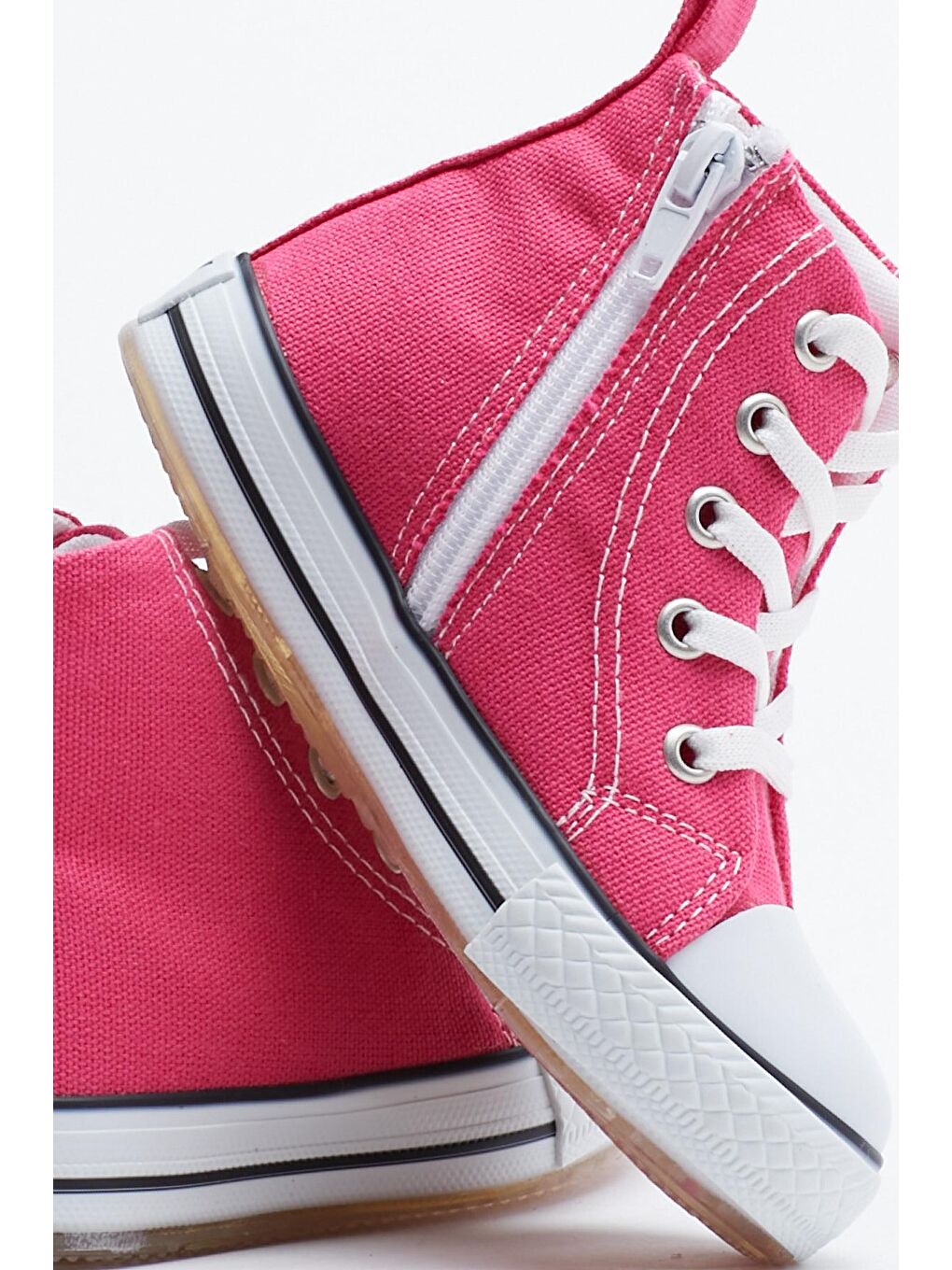 Çocuk Unisex Fuşya Işıklı Spor Ayakkabı Uzun Tb999-2