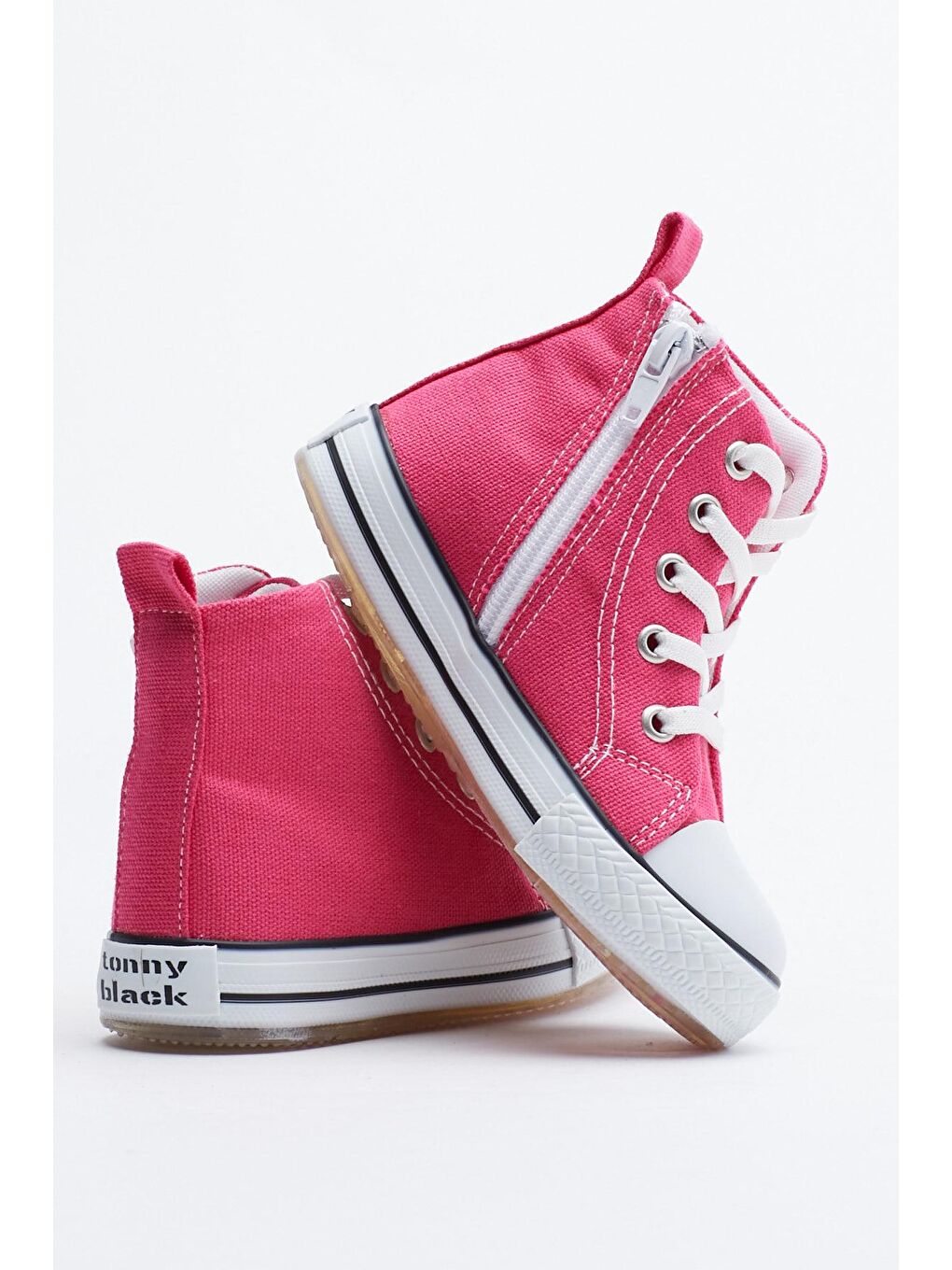 Çocuk Unisex Fuşya Işıklı Spor Ayakkabı Uzun Tb999-3