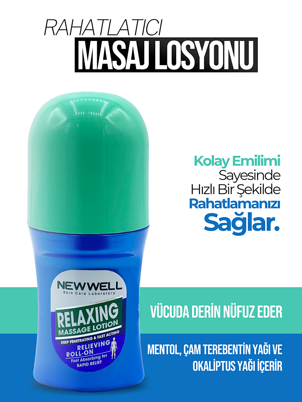 New Well Şeffaf Rahatlatıcı Masaj Losyonu