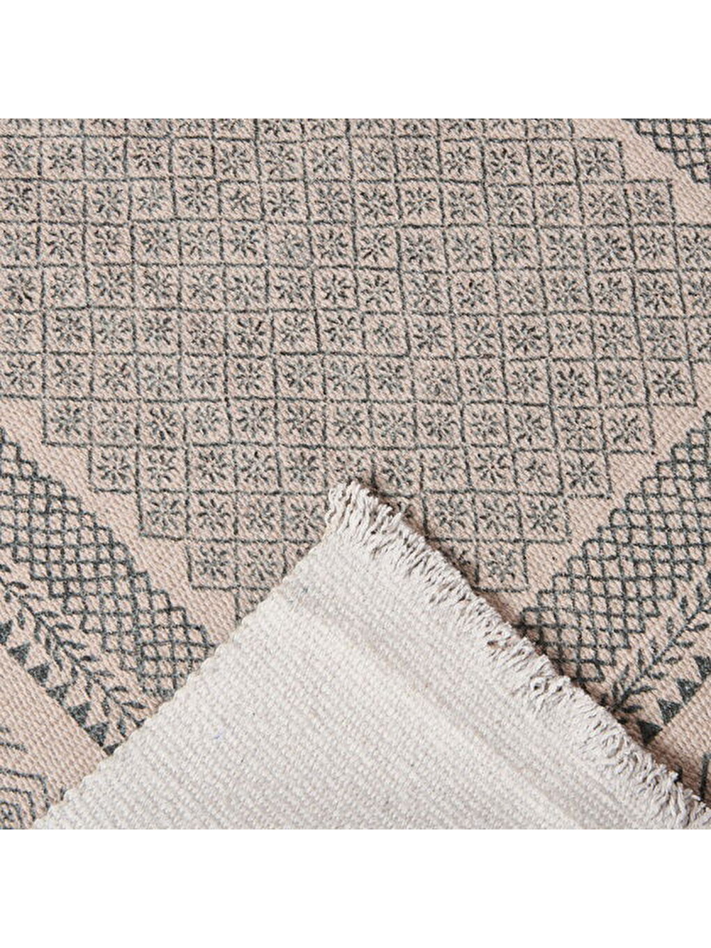 Soft Nipu Kilim - Gri - 80x150 Cm-4