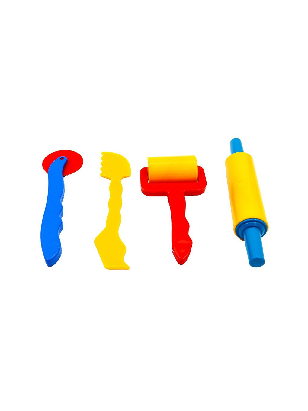 4 Parça Büyük Merdaneli Oyun Hamuru Kalıbı HK0012-1