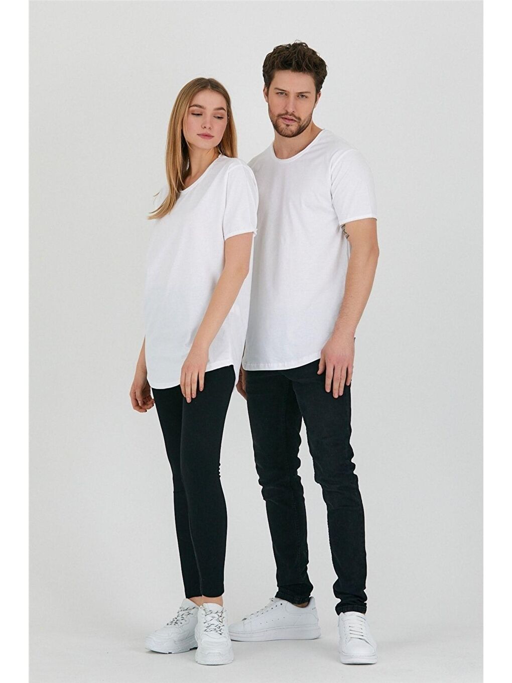 Tarz Cool Beyaz Unisex  Salaş Tişört - 3