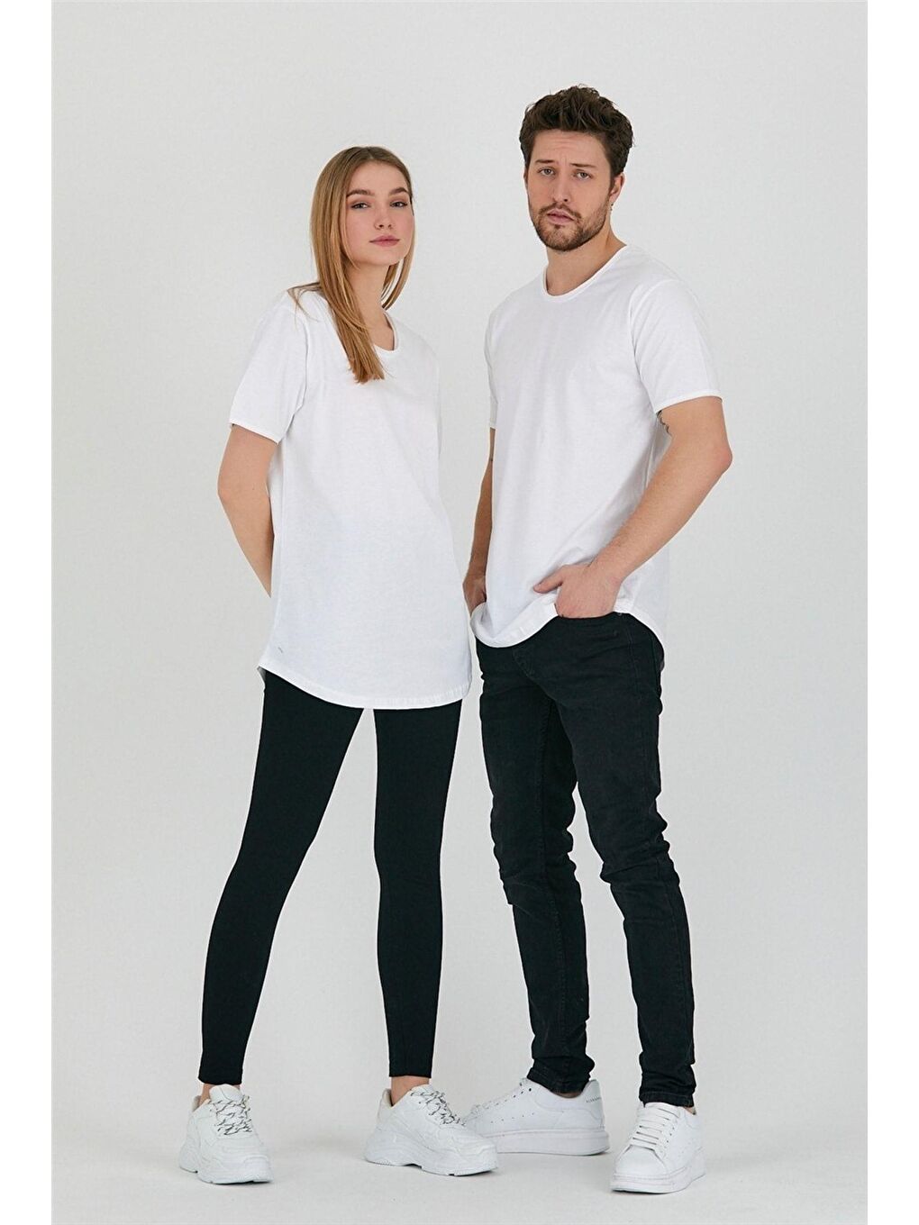 Tarz Cool Beyaz Unisex  Salaş Tişört - 4