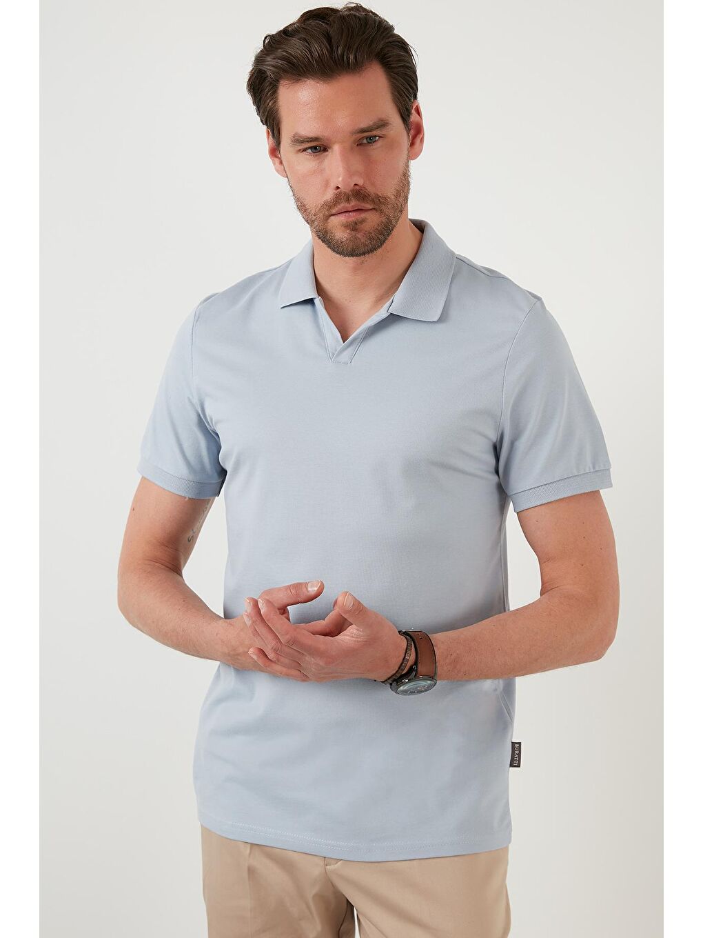 Buratti Mavi Slim Fit Pamuklu Polo T Shirt 5902141 - 5