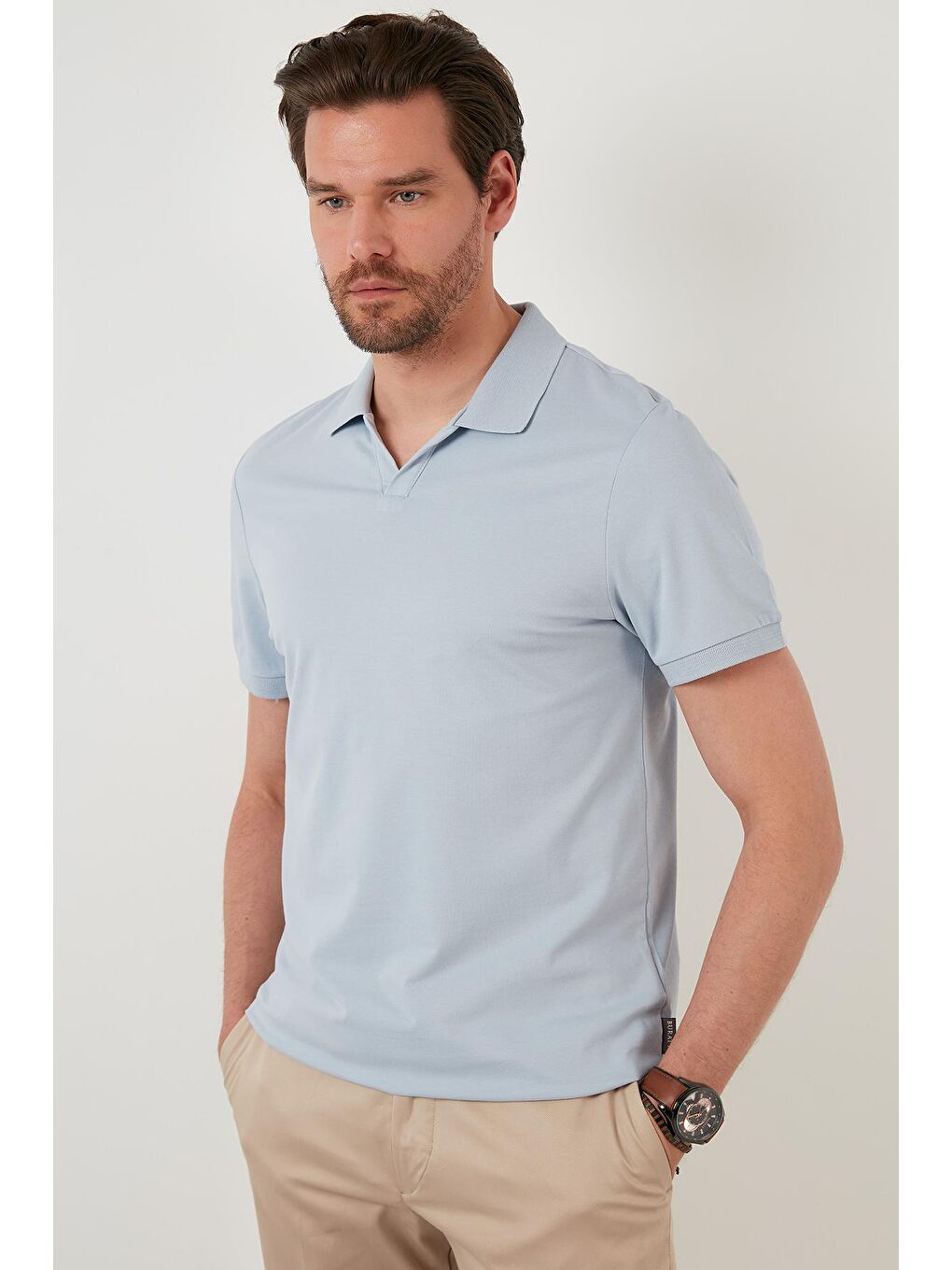 Buratti Mavi Slim Fit Pamuklu Polo T Shirt 5902141 - 6