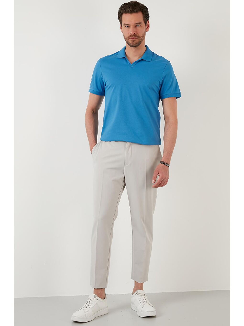 Buratti Mavi Slim Fit Pamuklu Polo Tişört  5902141 - 5