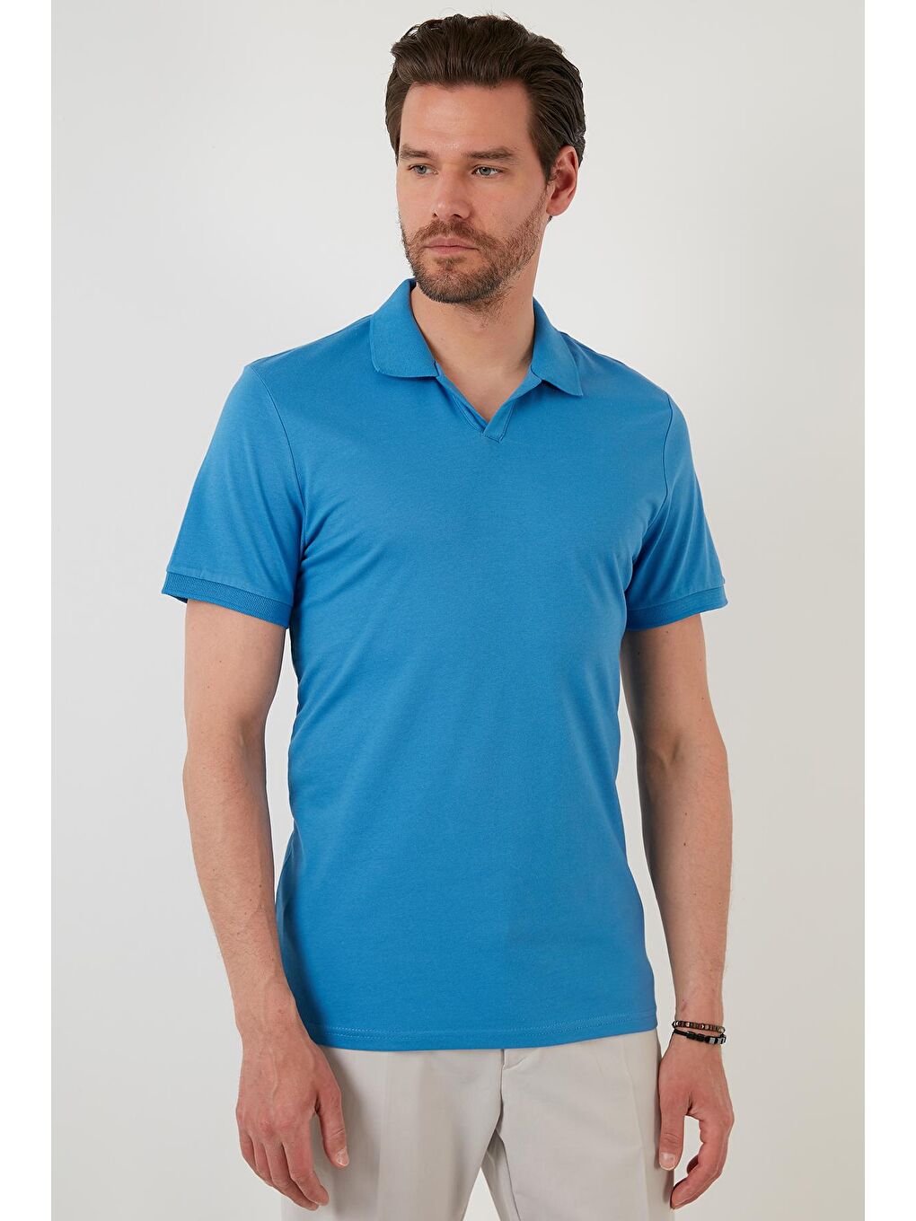 Buratti Mavi Slim Fit Pamuklu Polo Tişört  5902141 - 6