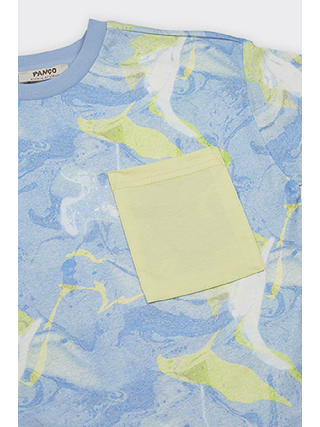 Mavi Erkek Çocuk Baskılı Tişört-2