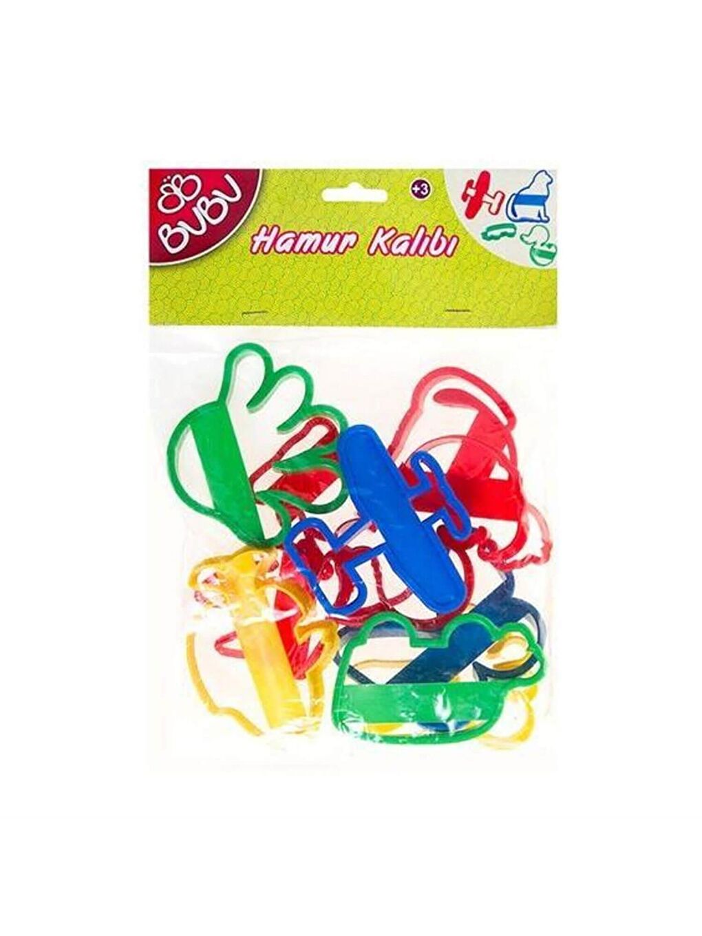 10 Parça Merdaneli Oyun Hamuru Kalıbı BUBU00001-1