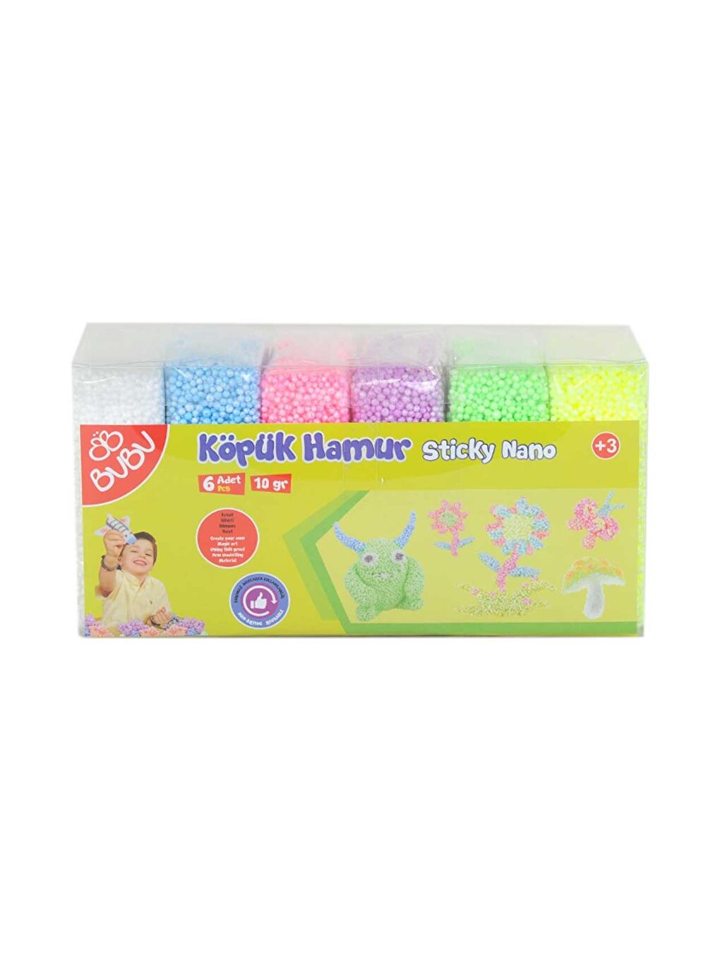 Bubu Köpük Hamur 6X10 gr (-HA0004)